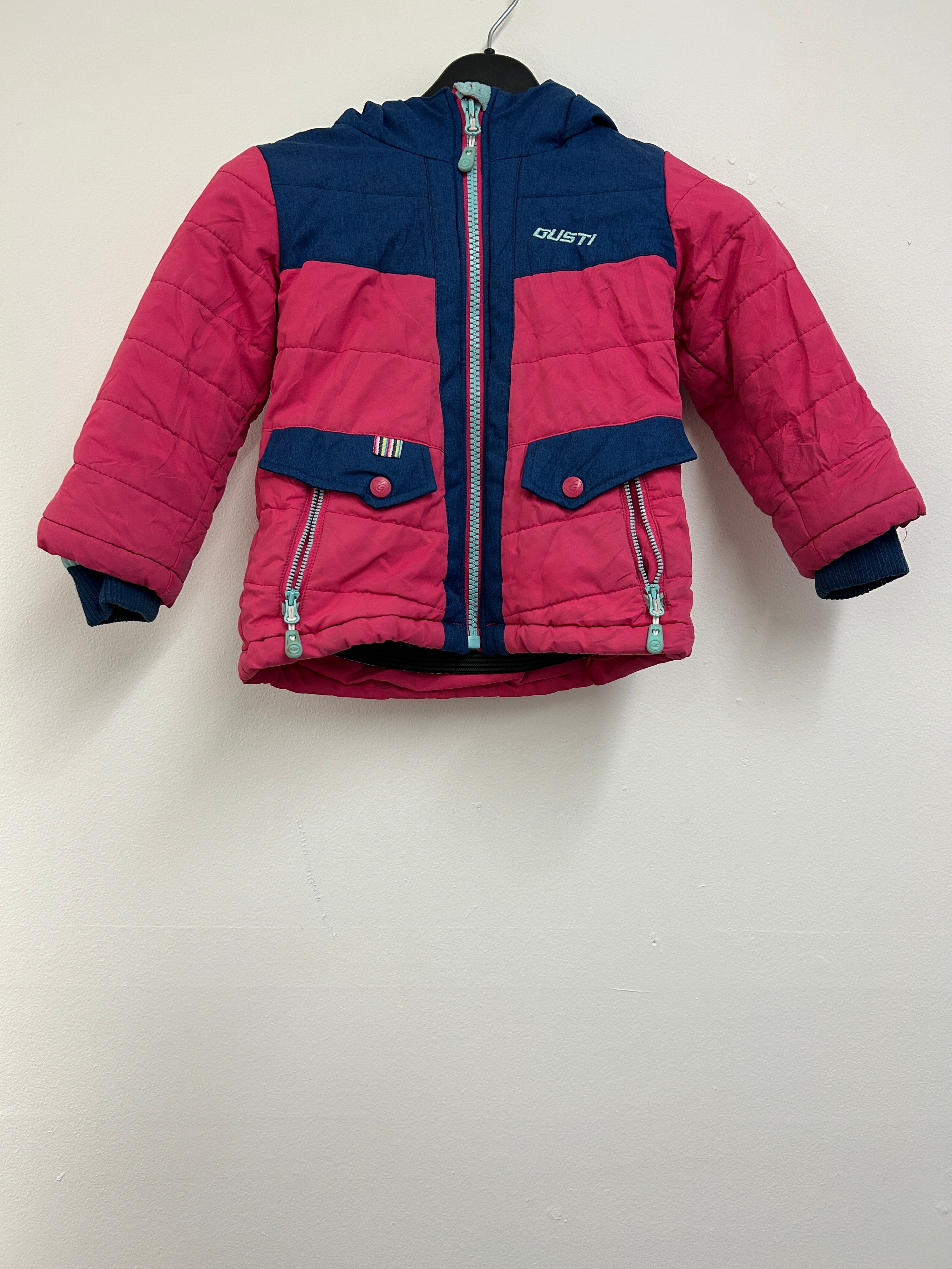 Manteau d’hiver rose et bleu — GUSTI