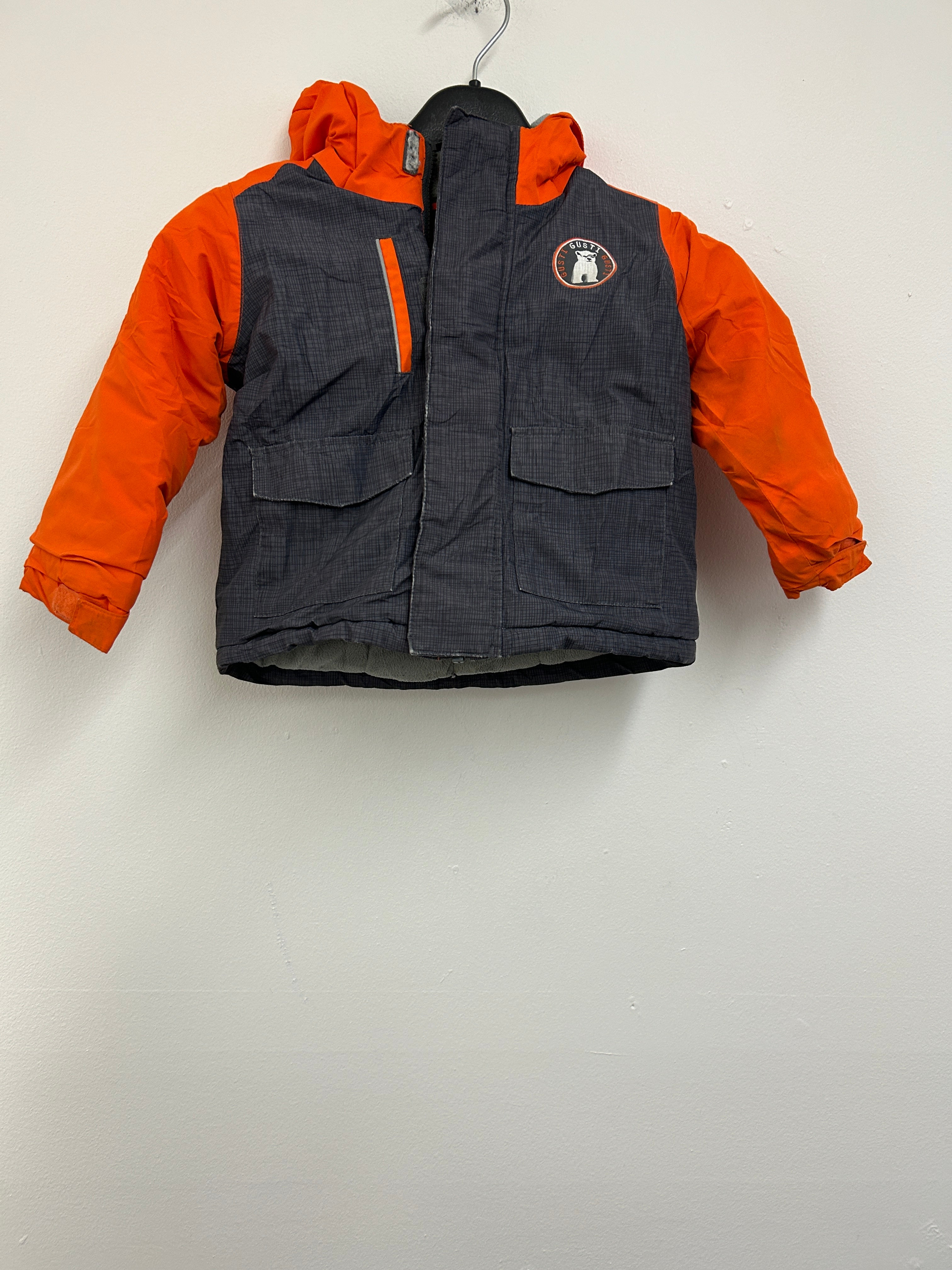 Manteau d’hiver orange et gris — GUSTI
