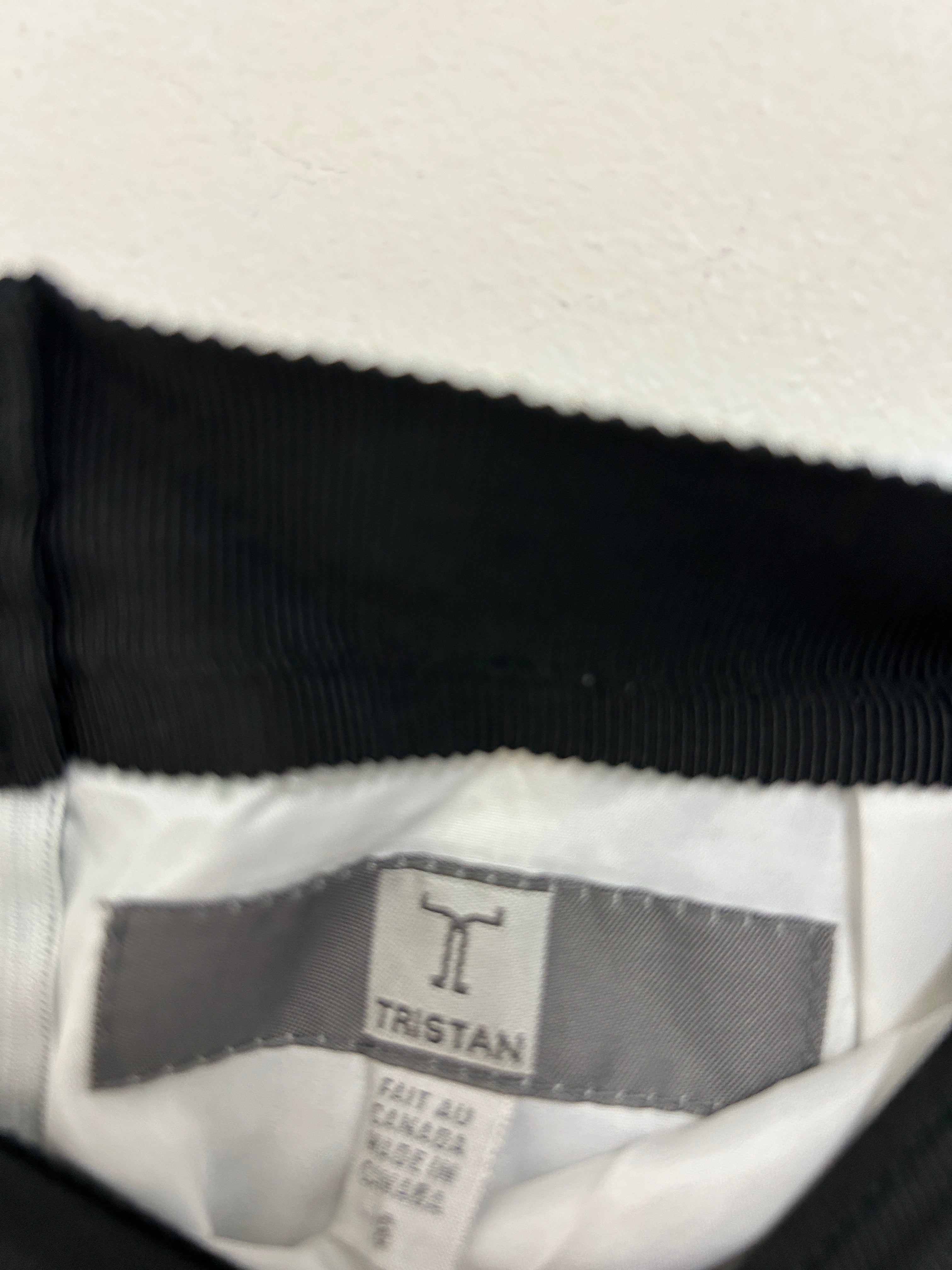 Jupe à imprimé abstrait vert et brun — Tristan