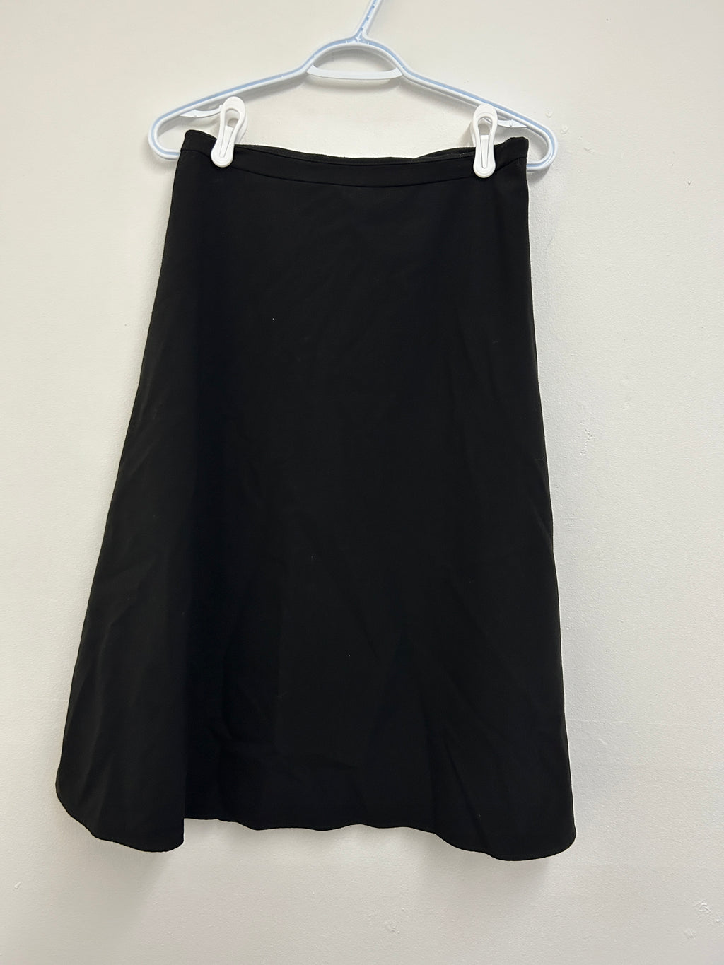 Jupe noire évasée à doublure — PANIZ