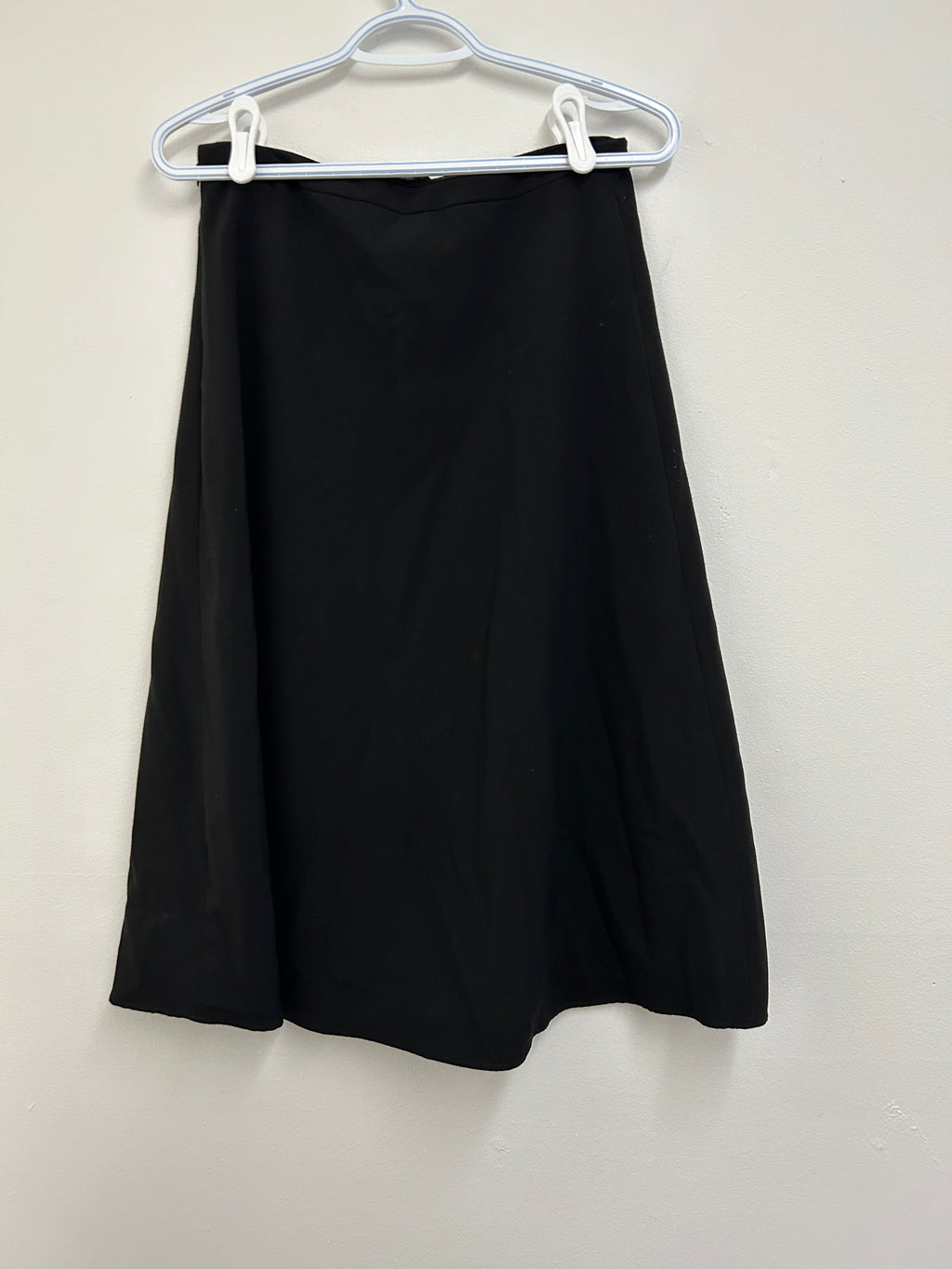 Jupe noire évasée à doublure — PANIZ