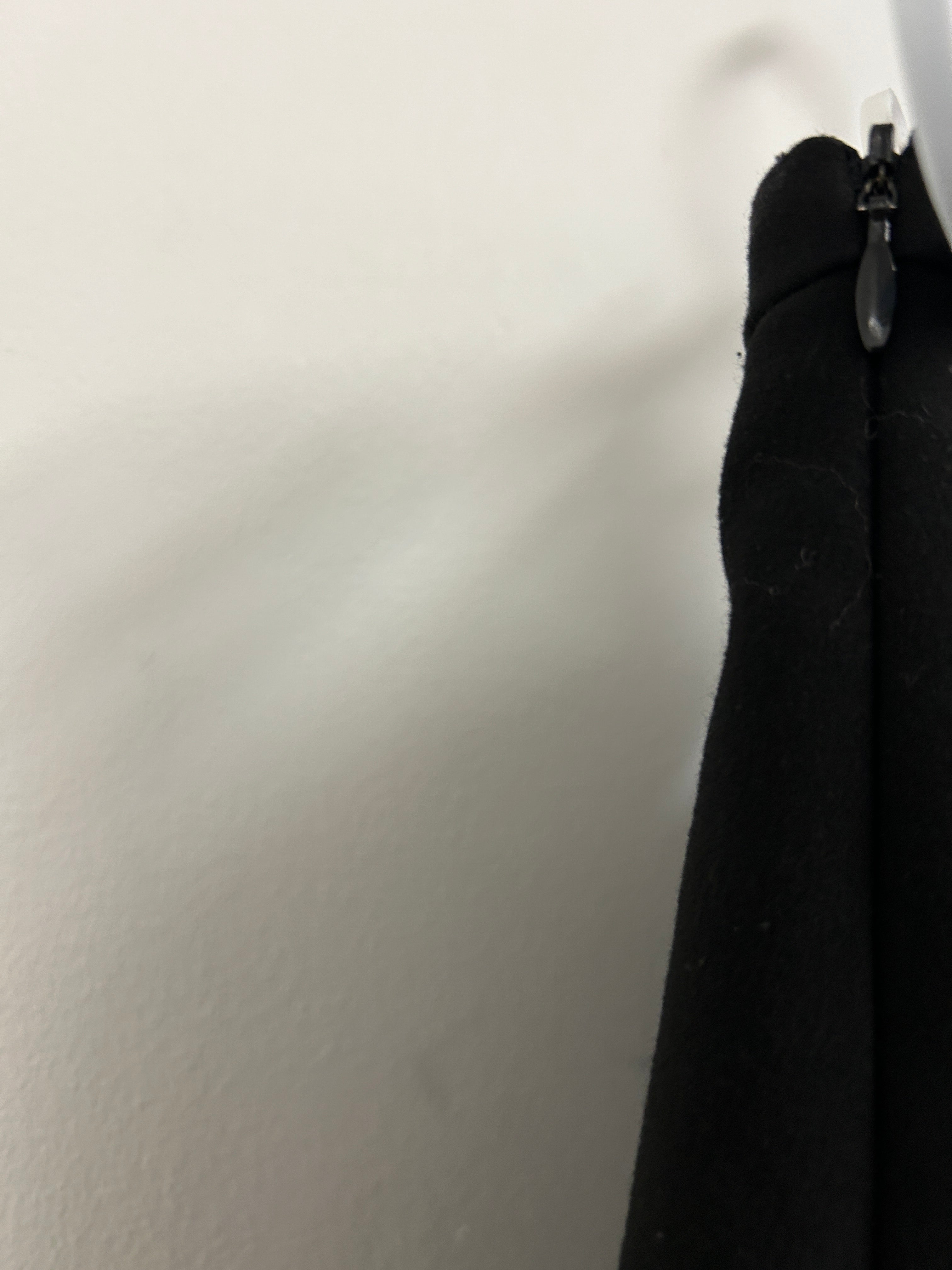 Jupe noire évasée à doublure — PANIZ