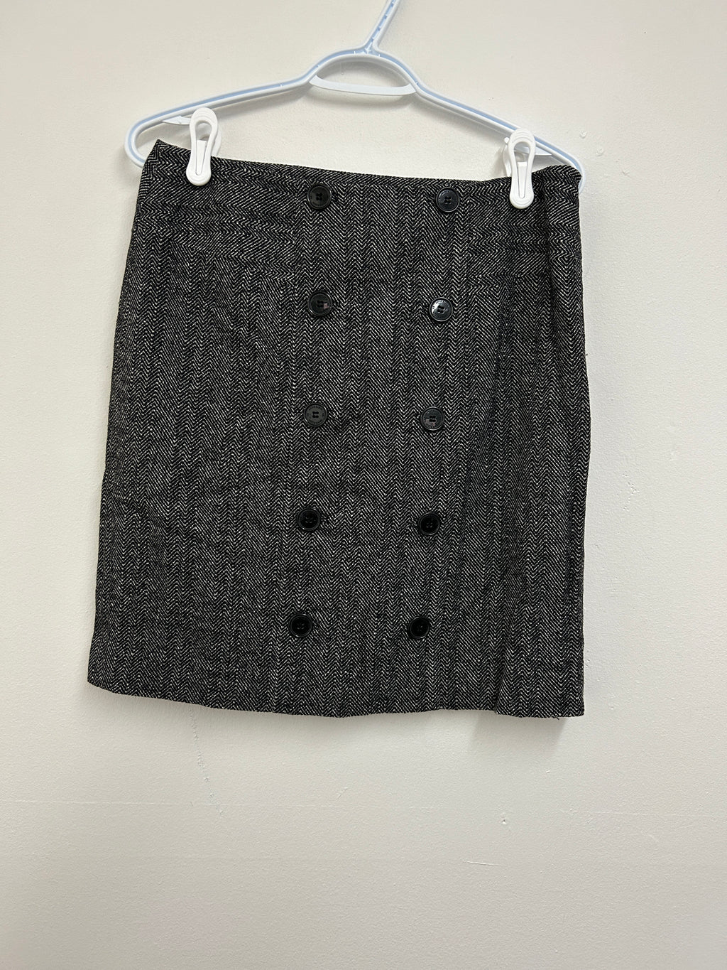 Jupe à boutons texturée — AK Anne Klein