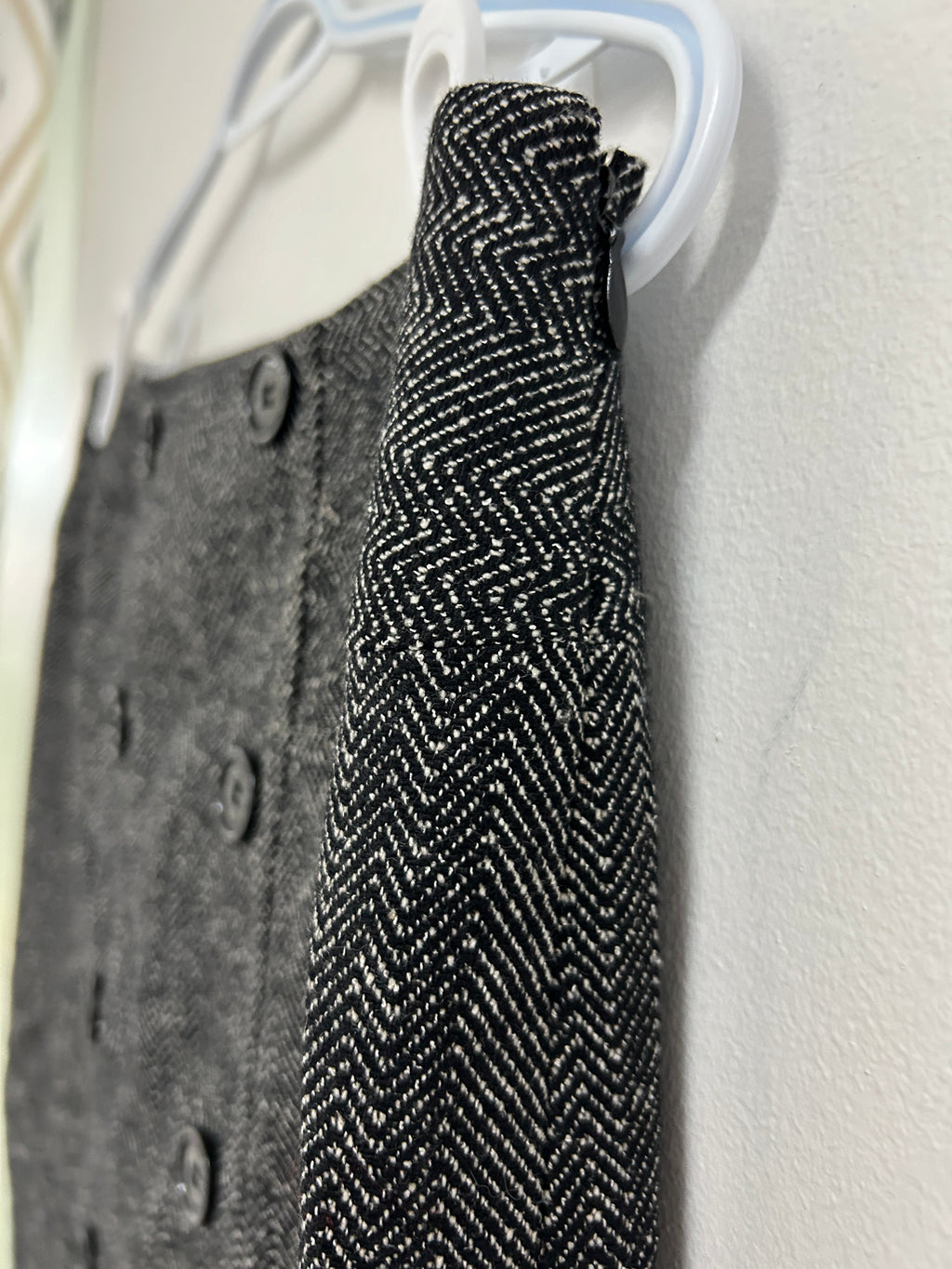 Jupe à boutons texturée — AK Anne Klein