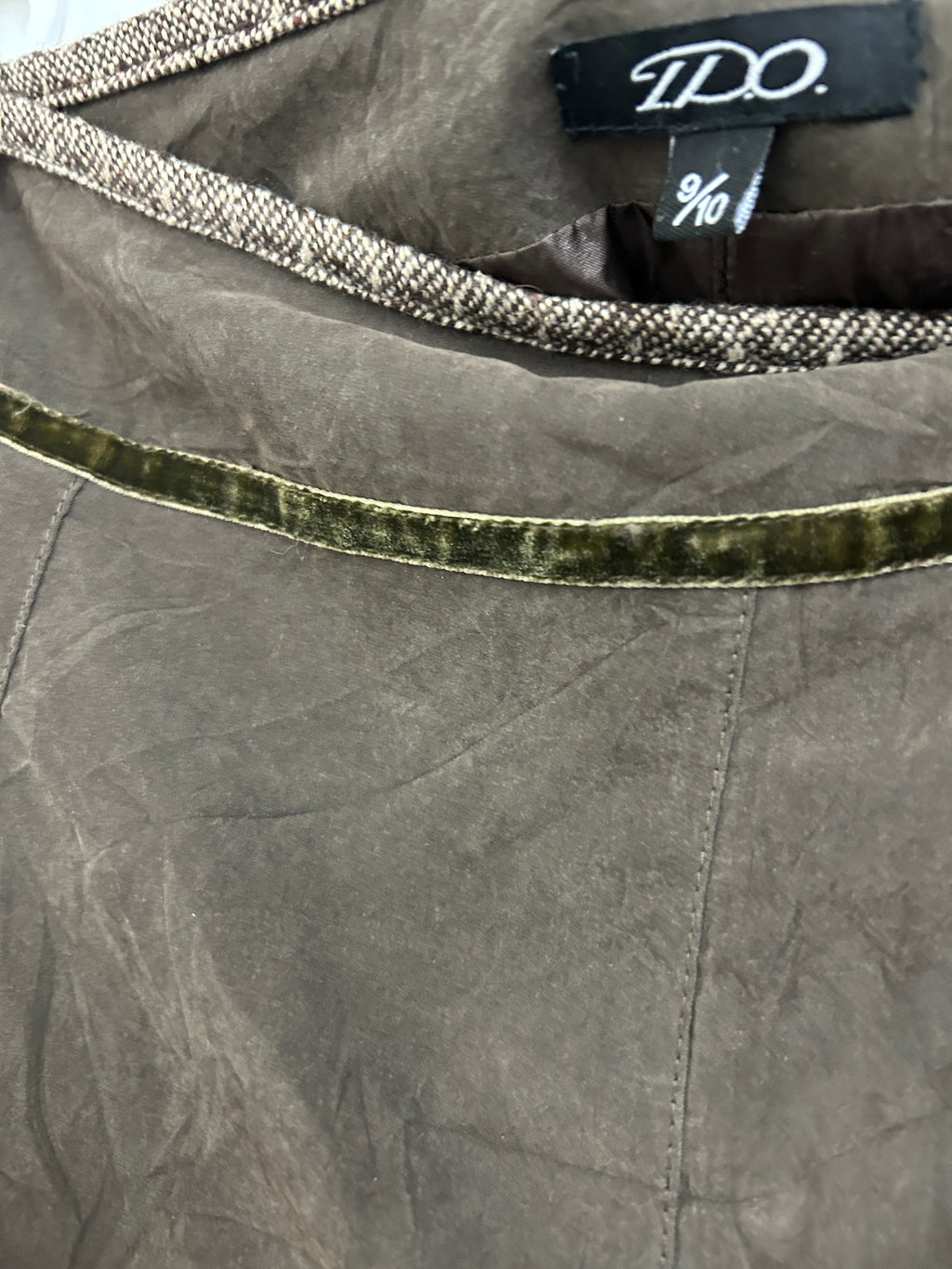 Jupe patchwork plissée — I.D.O.