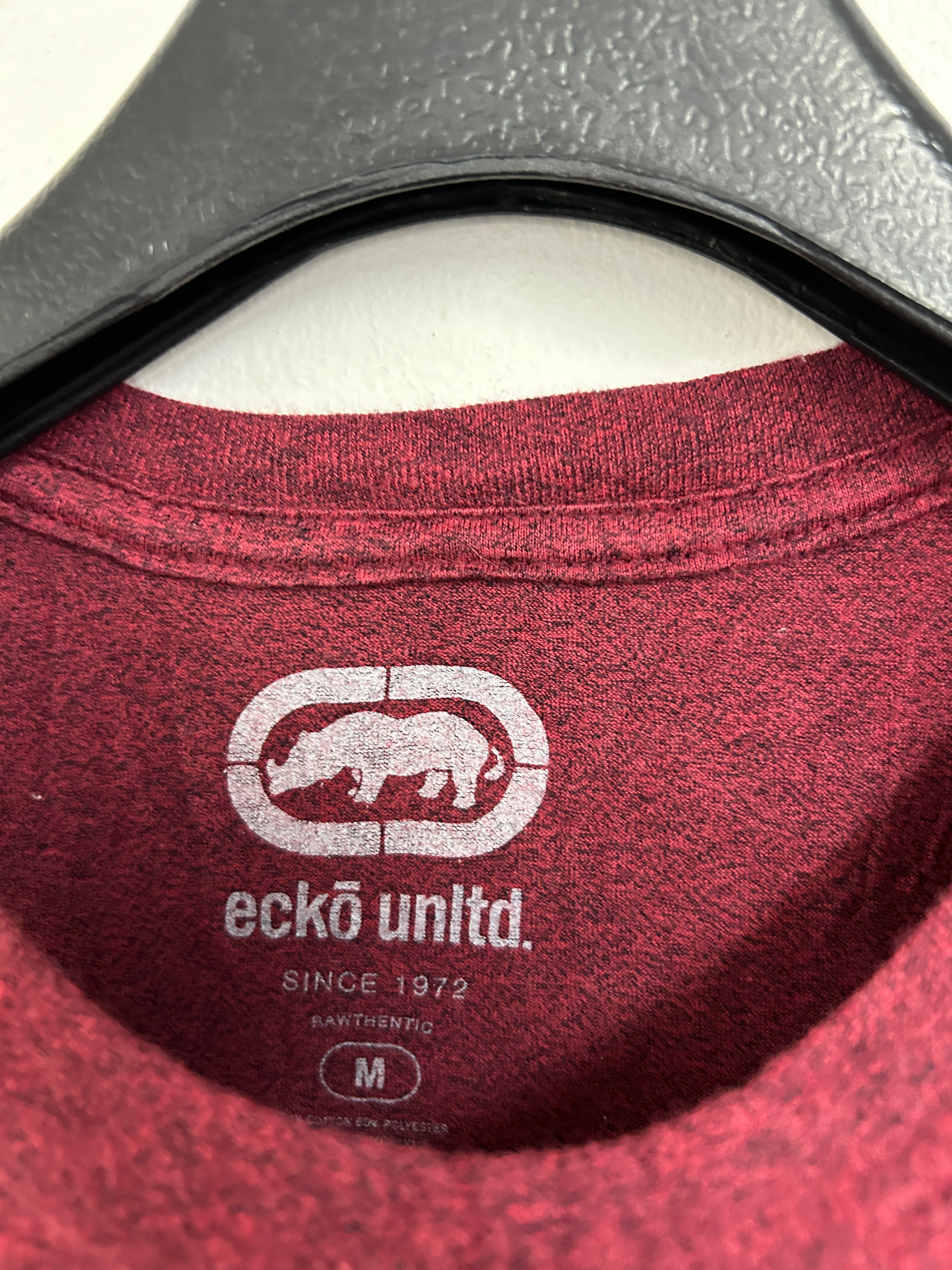 t-shirt-rouge-imprime-we-re-unlimited-ecko-unltd