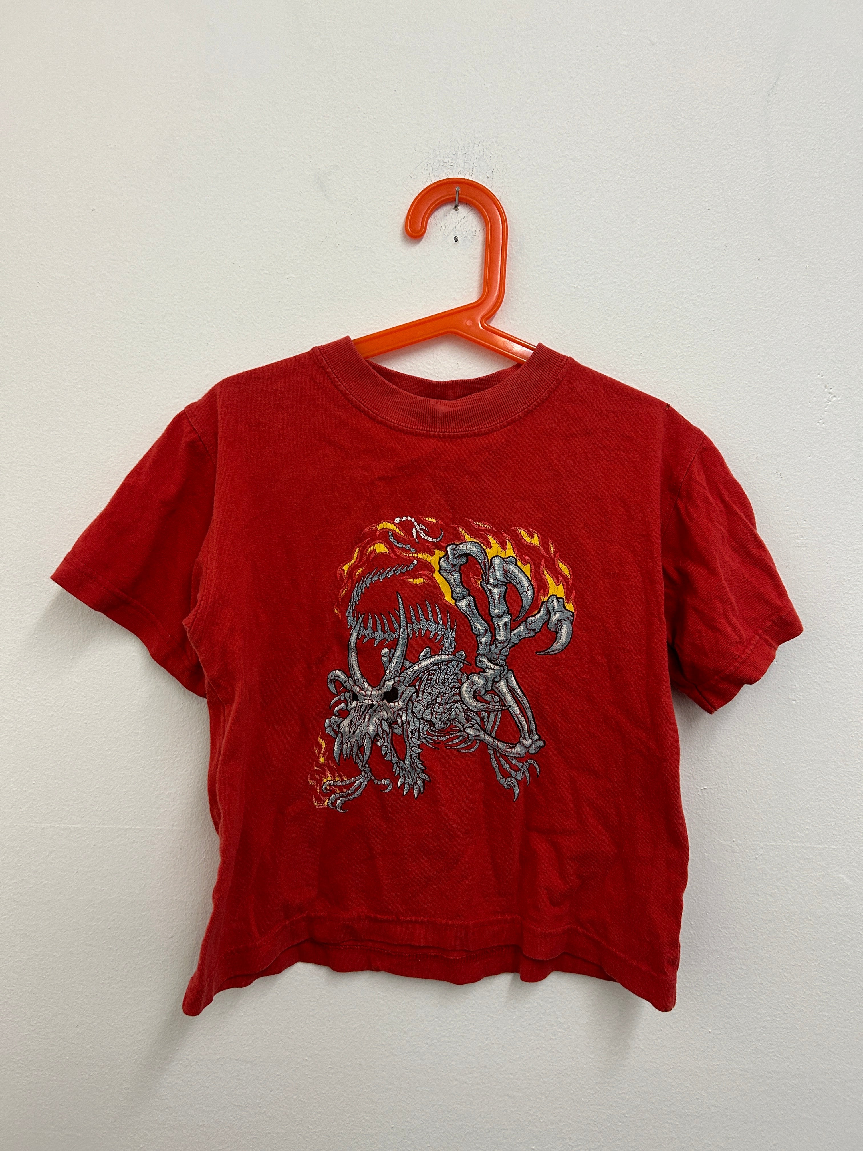 T-shirt dragon en flammes — LawTex