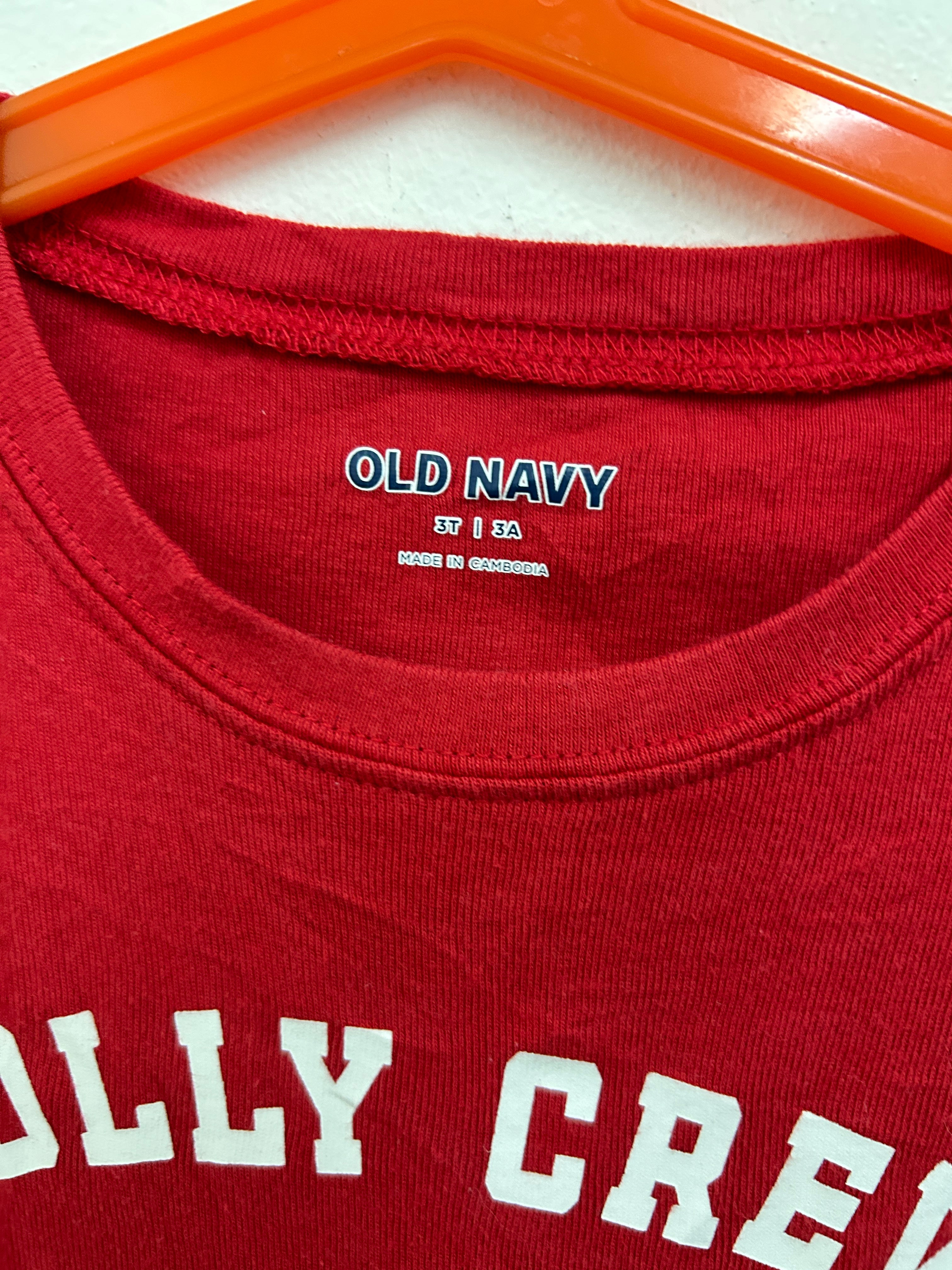 Chandail rouge « Jolly Crew » — Old Navy
