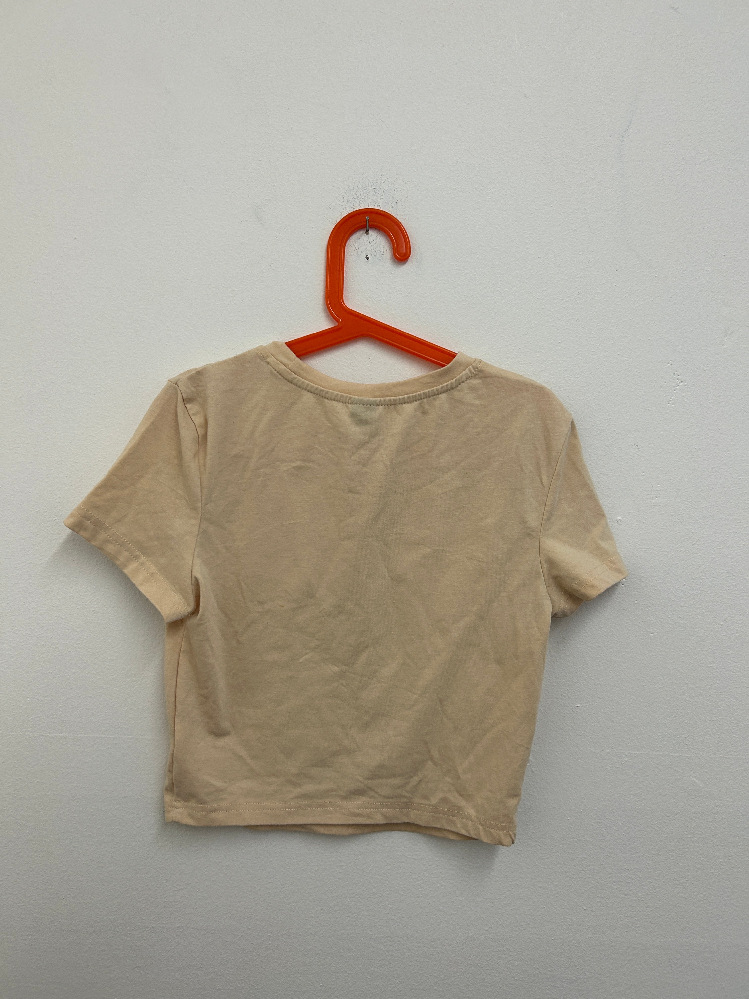 T-shirt beige imprimé western