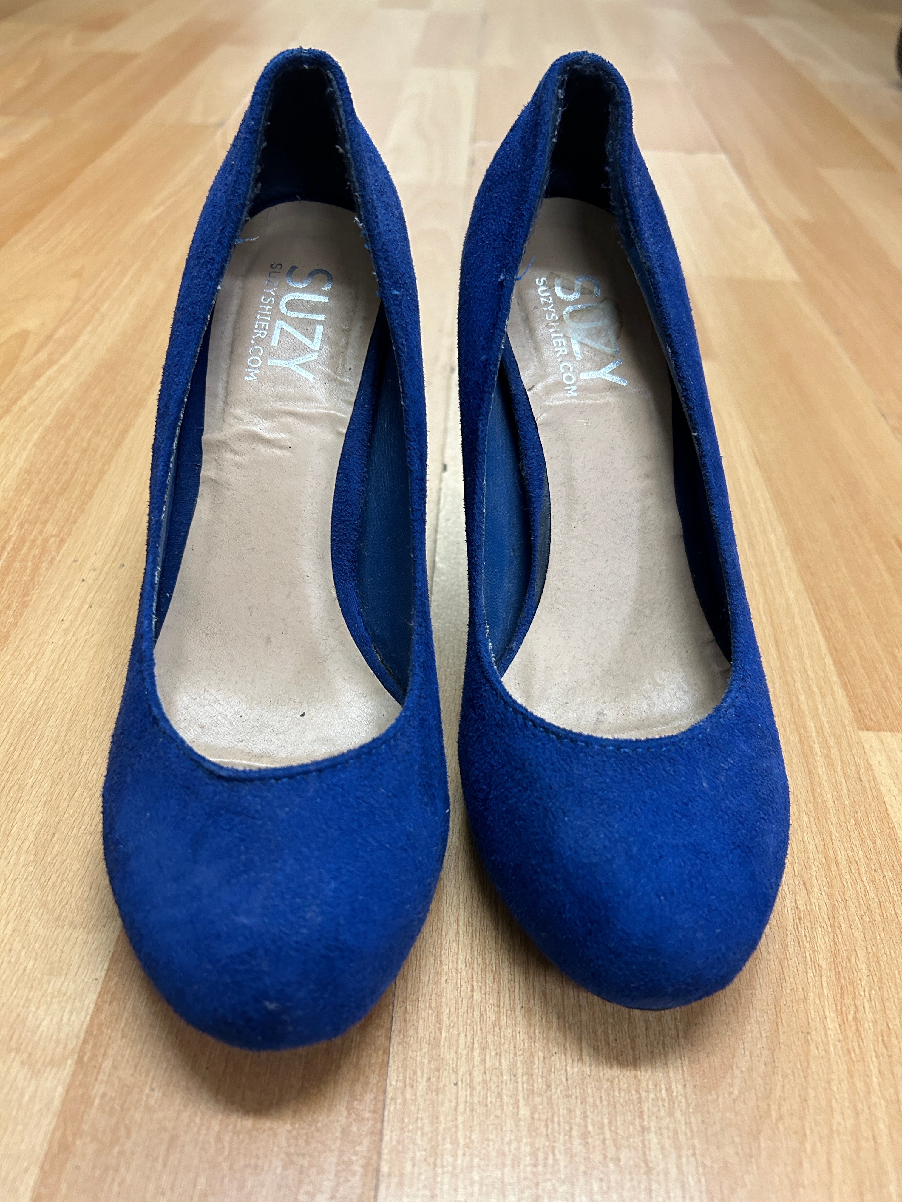 Talon hauts bleu royal — Suzy Shier