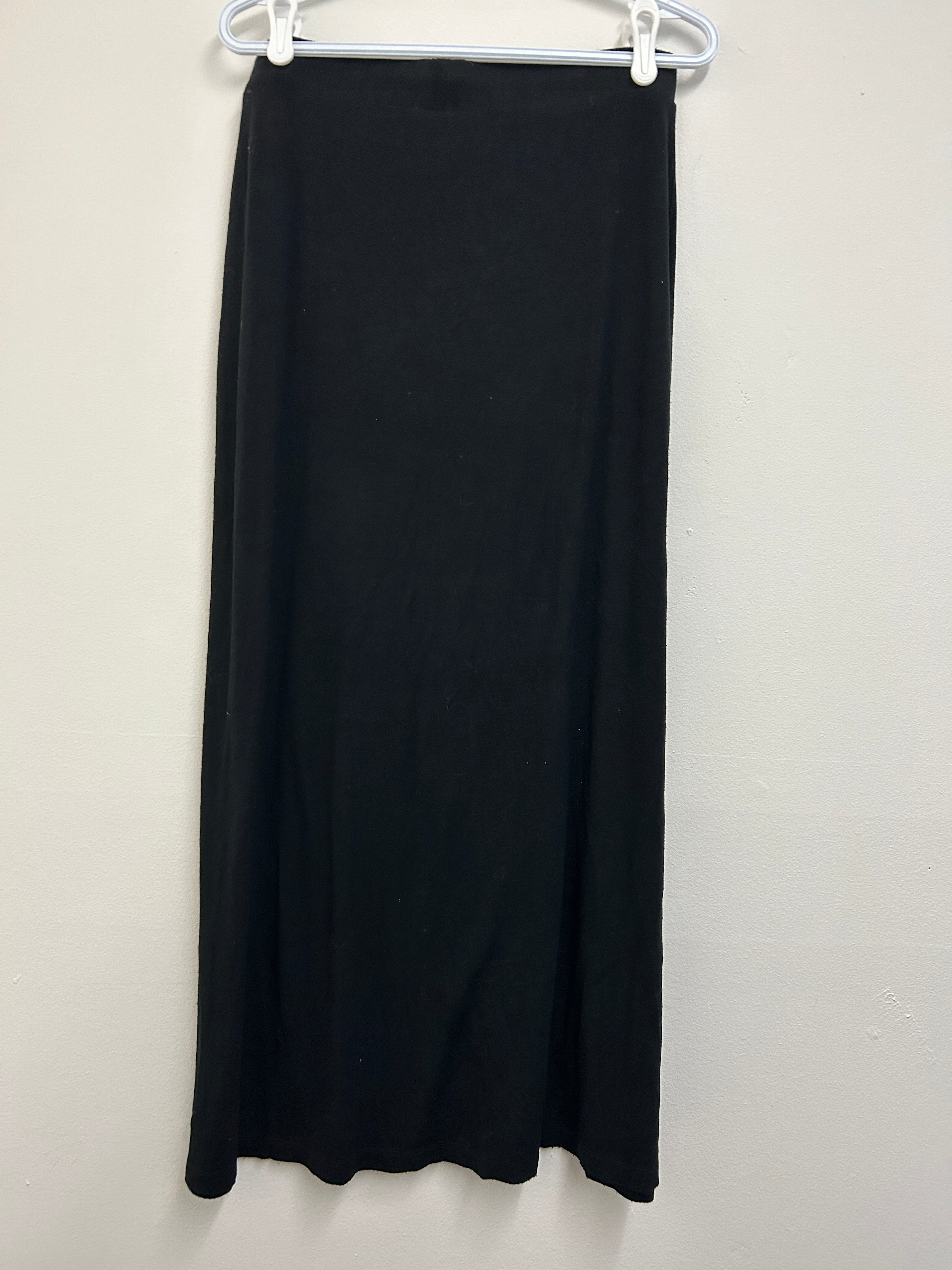 Jupe longue noire fluide — Dalia