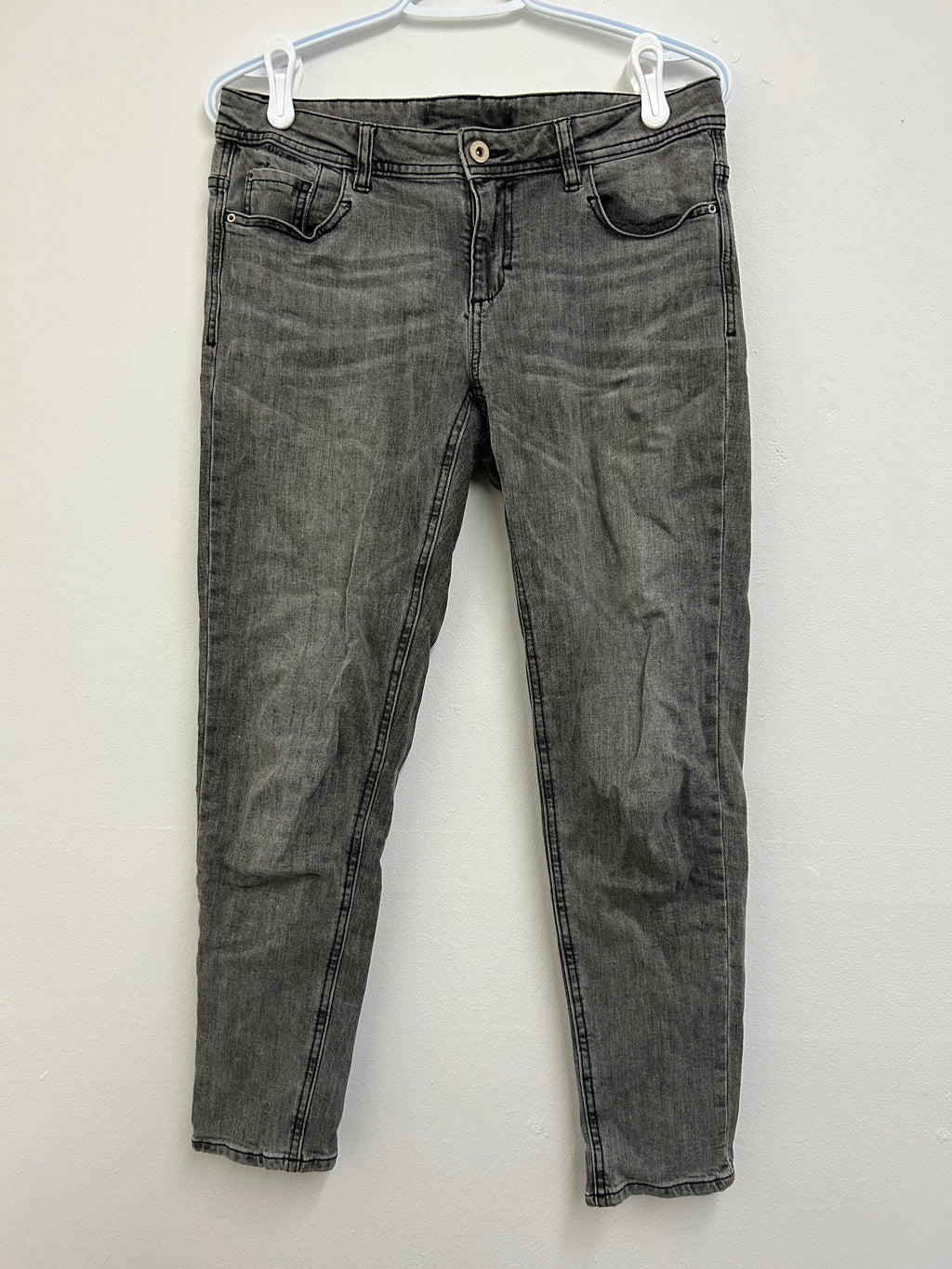 Jean gris délavé — ZARA Basic Denim Dept.