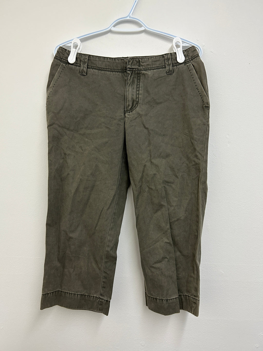 Pantalon capri kaki — Liz Claiborne
