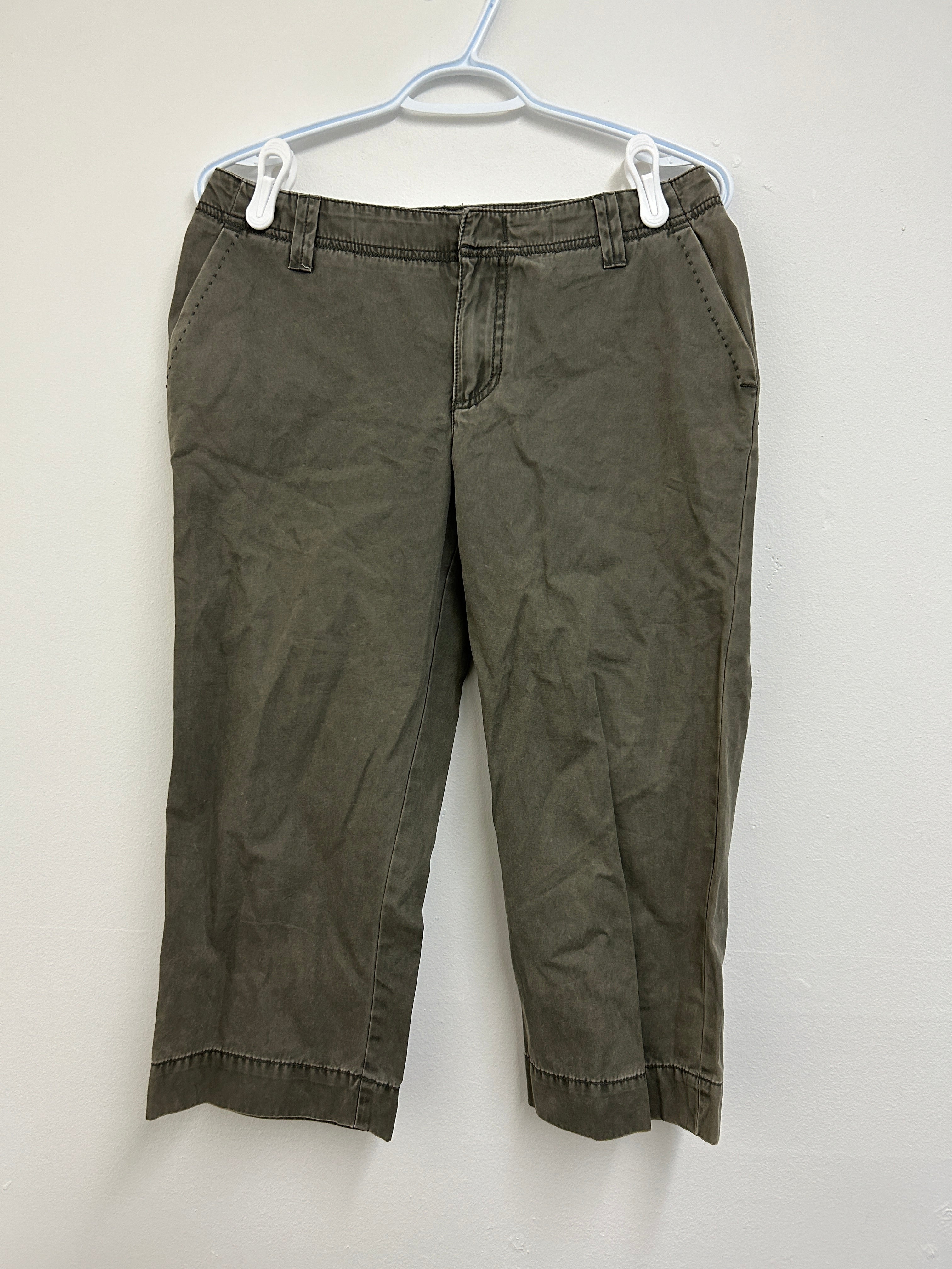 Pantalon capri kaki — Liz Claiborne