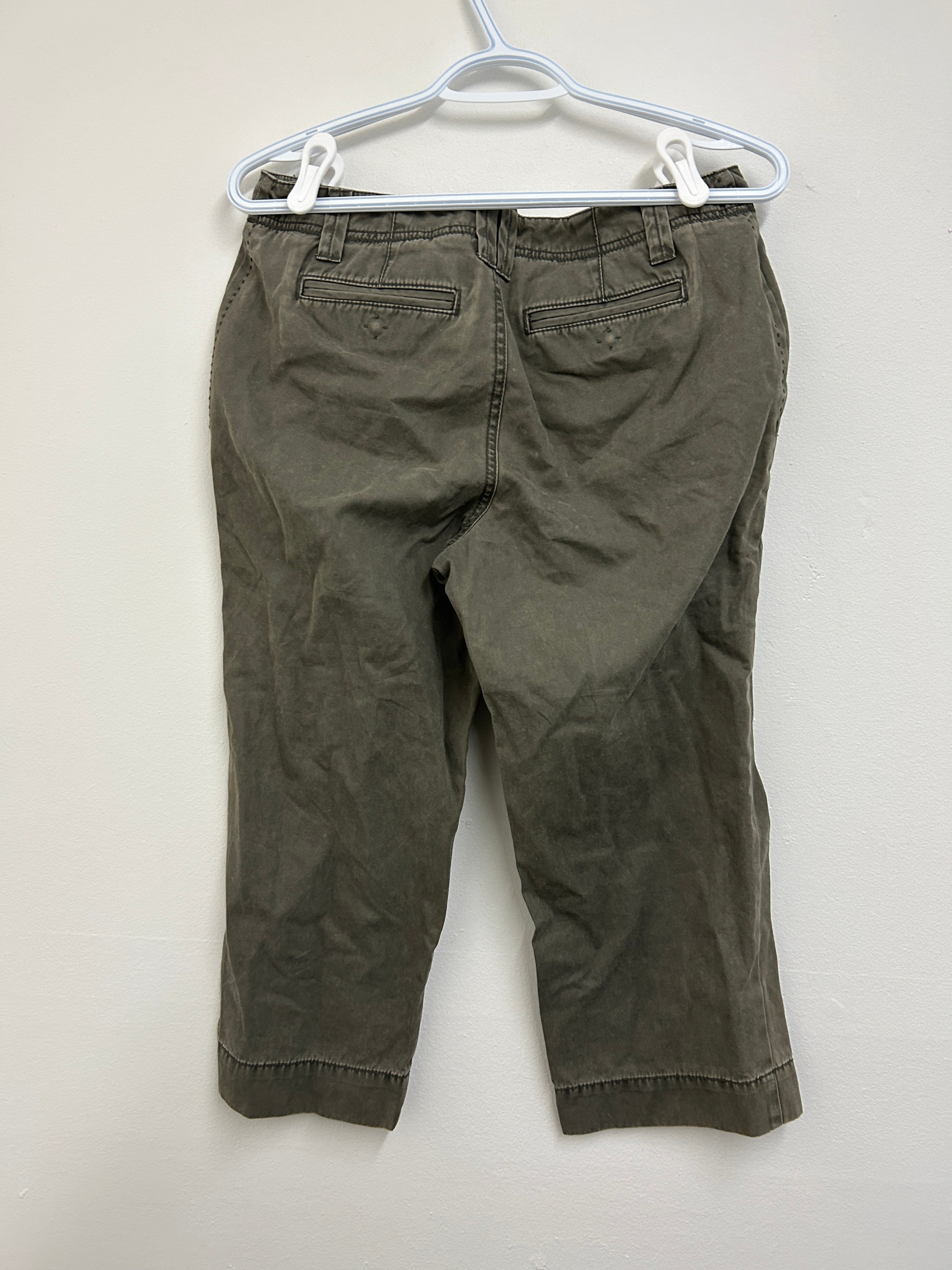 Pantalon capri kaki — Liz Claiborne