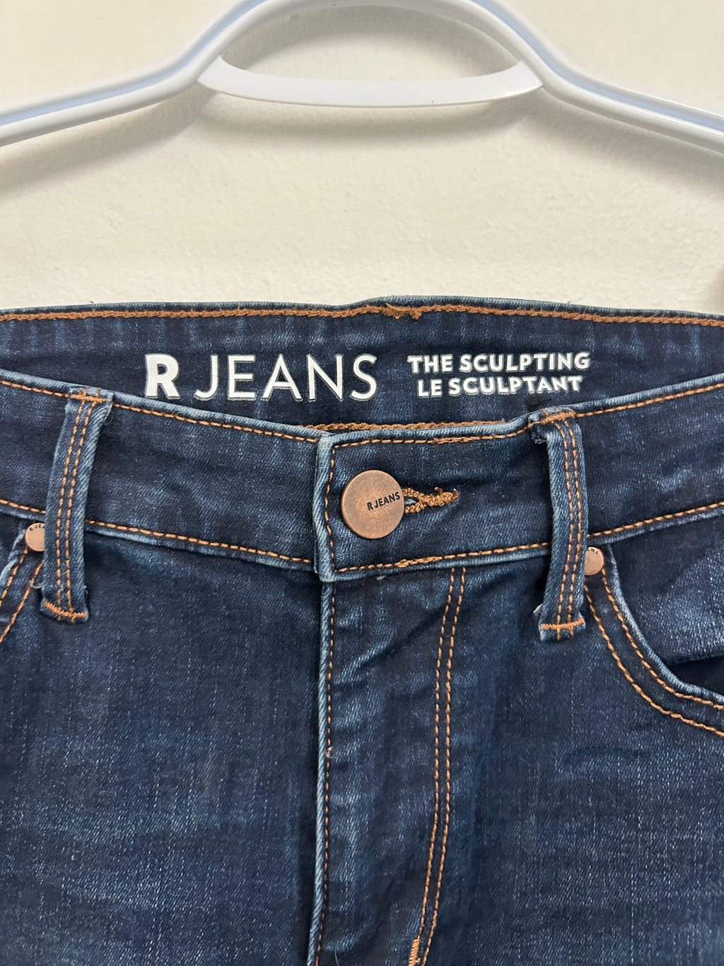 Jean skinny bleu foncé — R Jeans