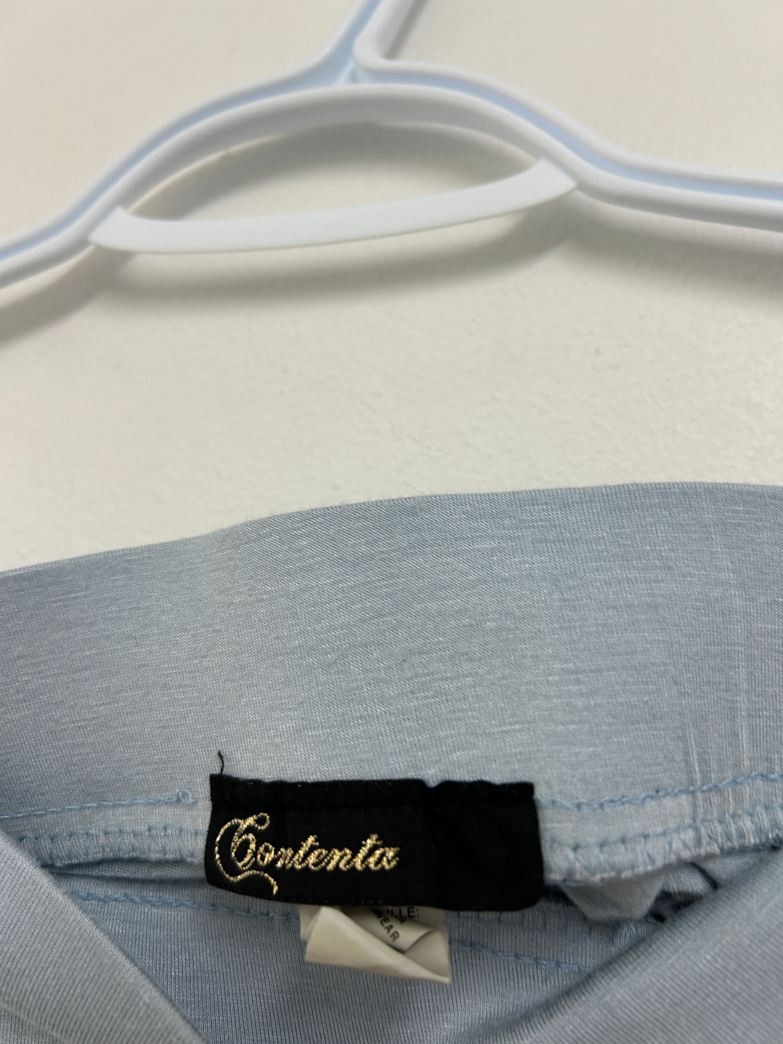 Jupe-short bleu pâle — Contenta