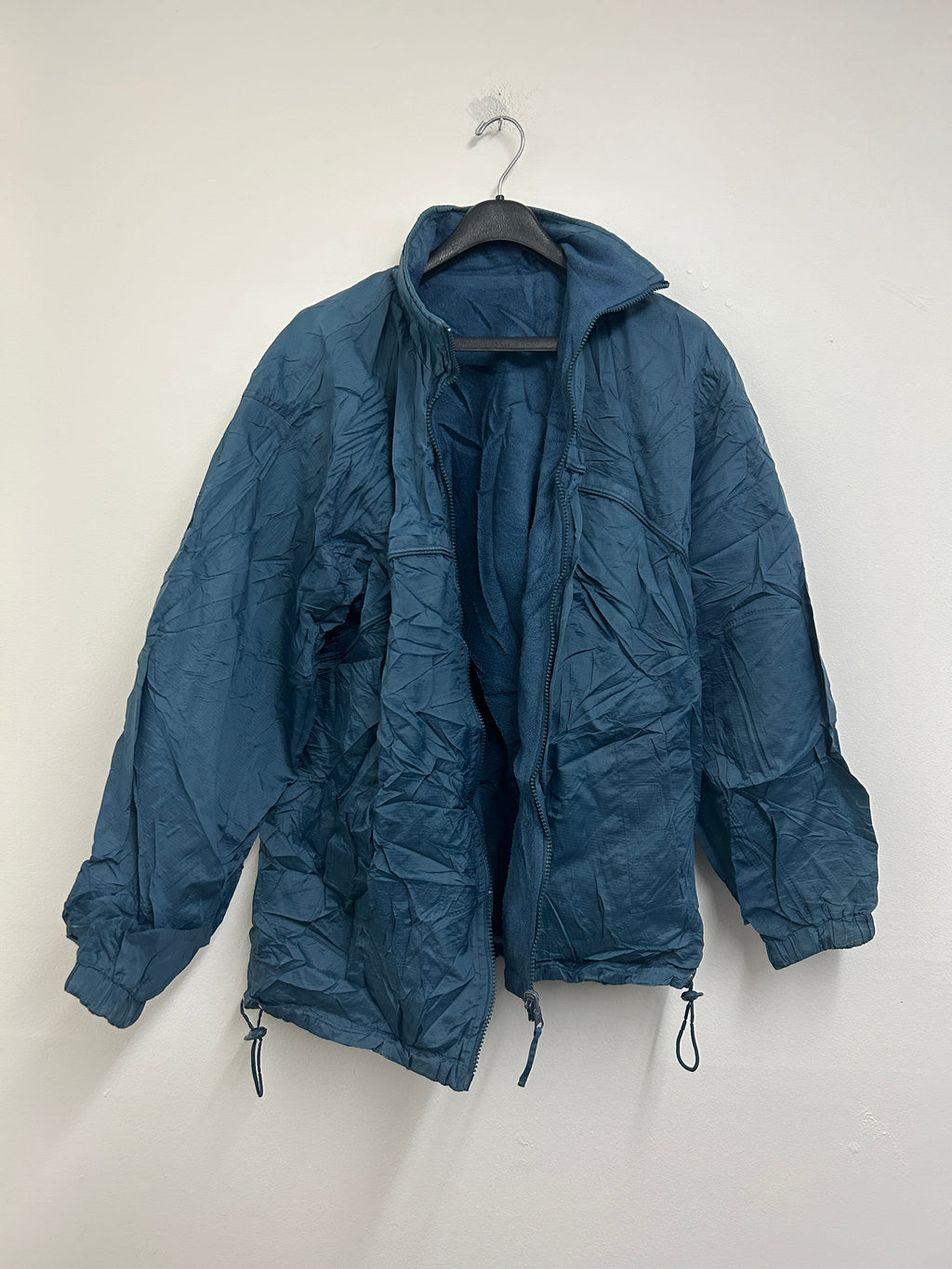 Manteau bleu léger doublé polaire