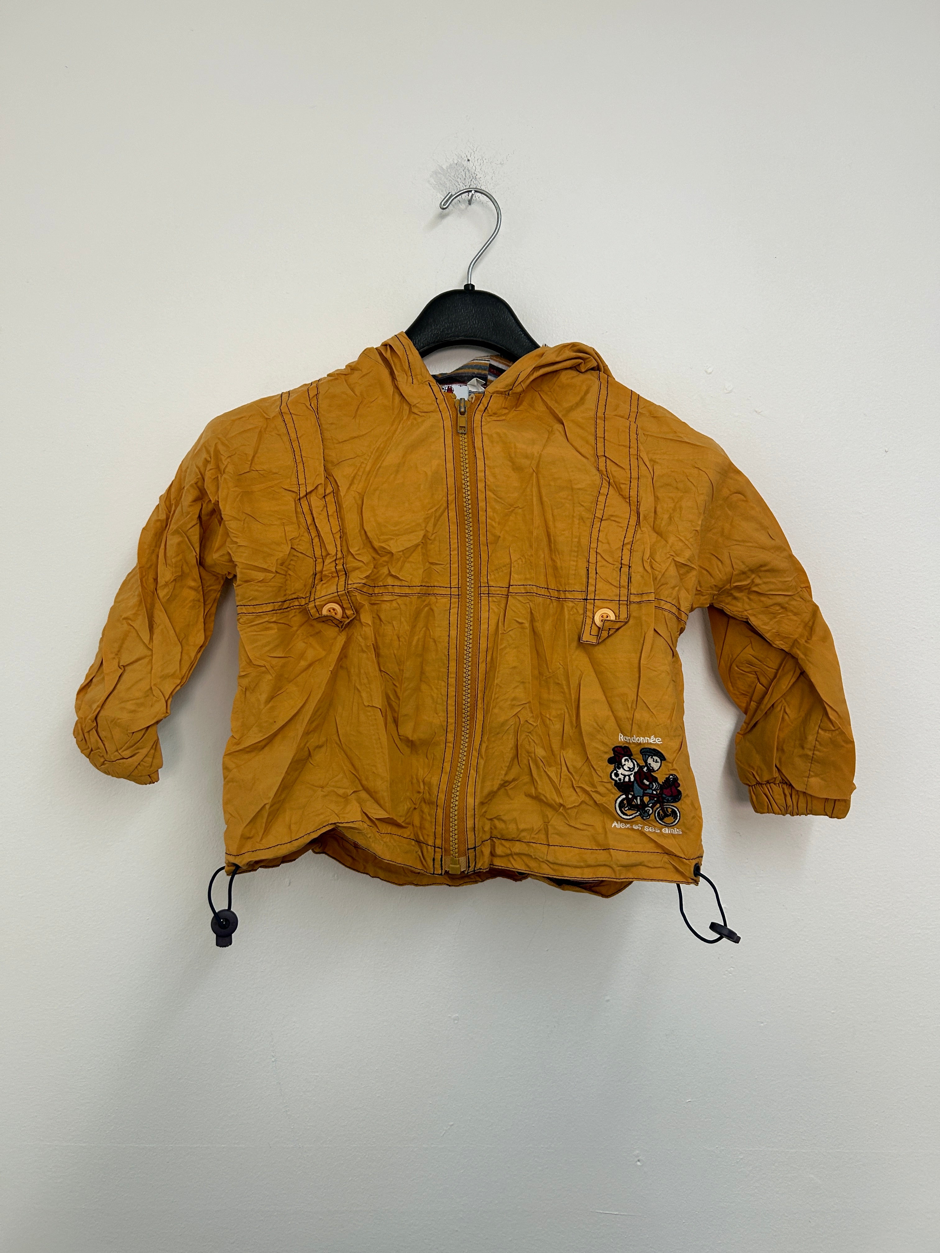 Manteau léger à capuche jaune — ALEX et ses amis