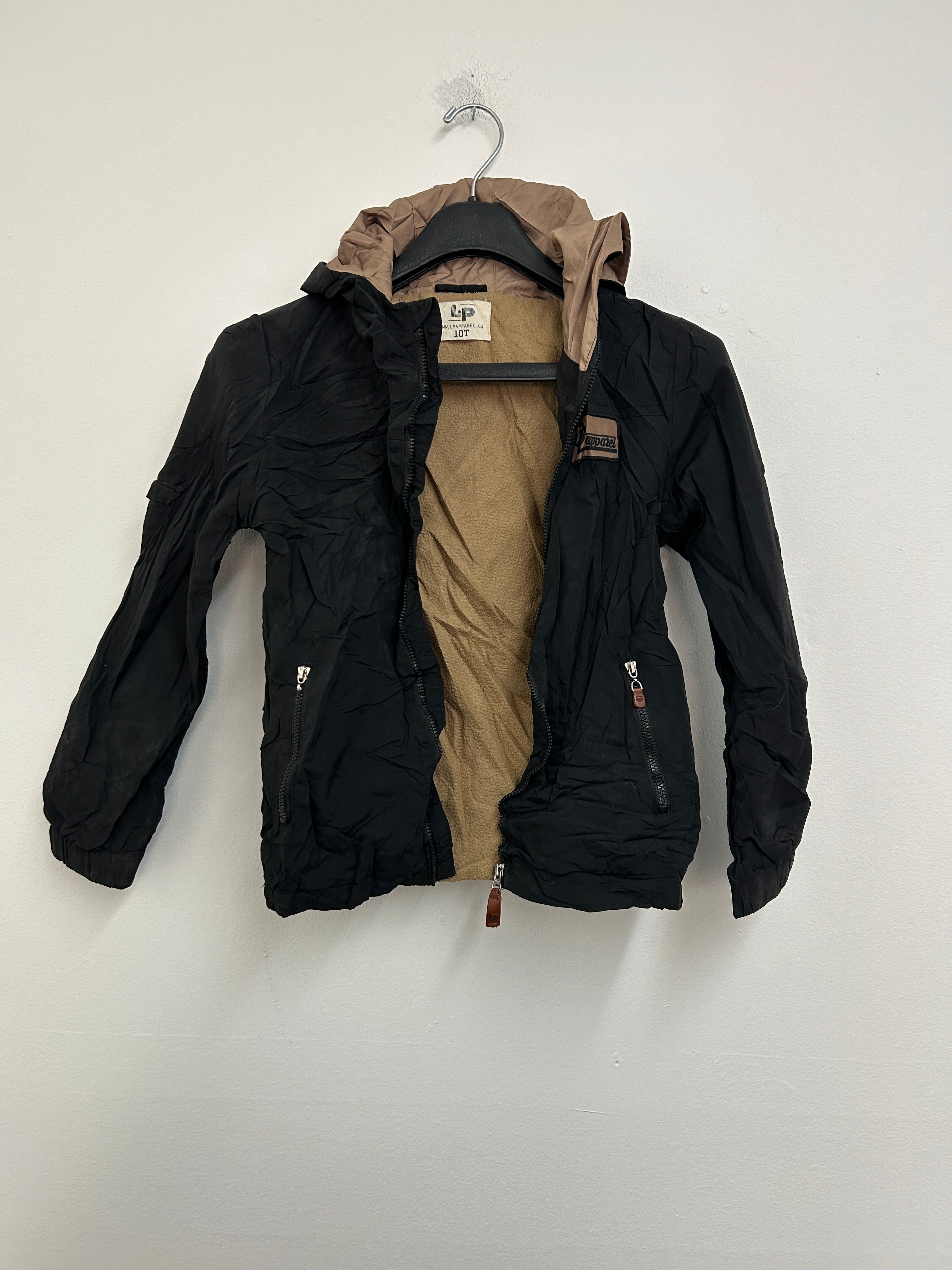 Manteau léger noir et beige — LPapparel