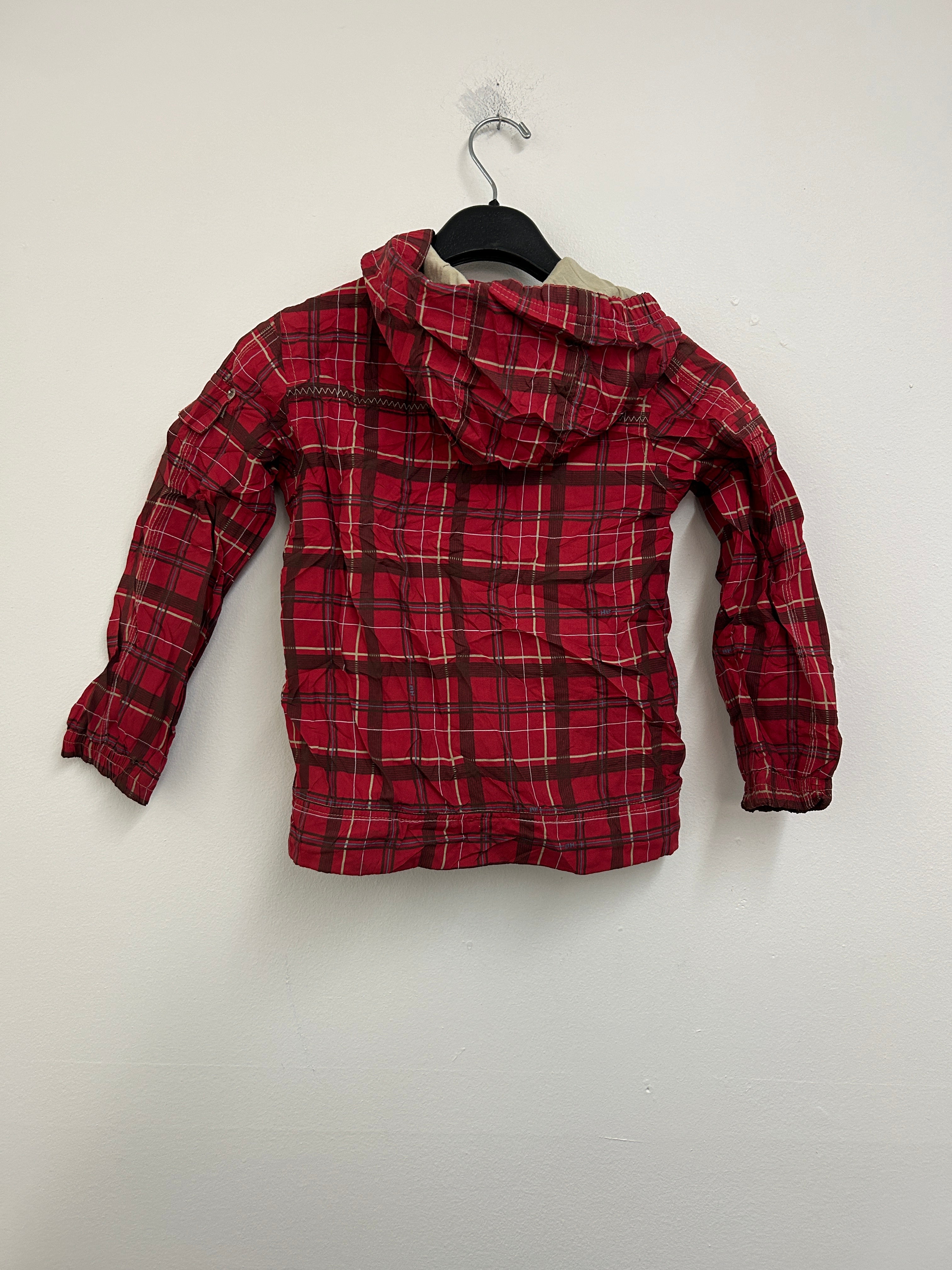 Manteau à carreaux rouge — F&F