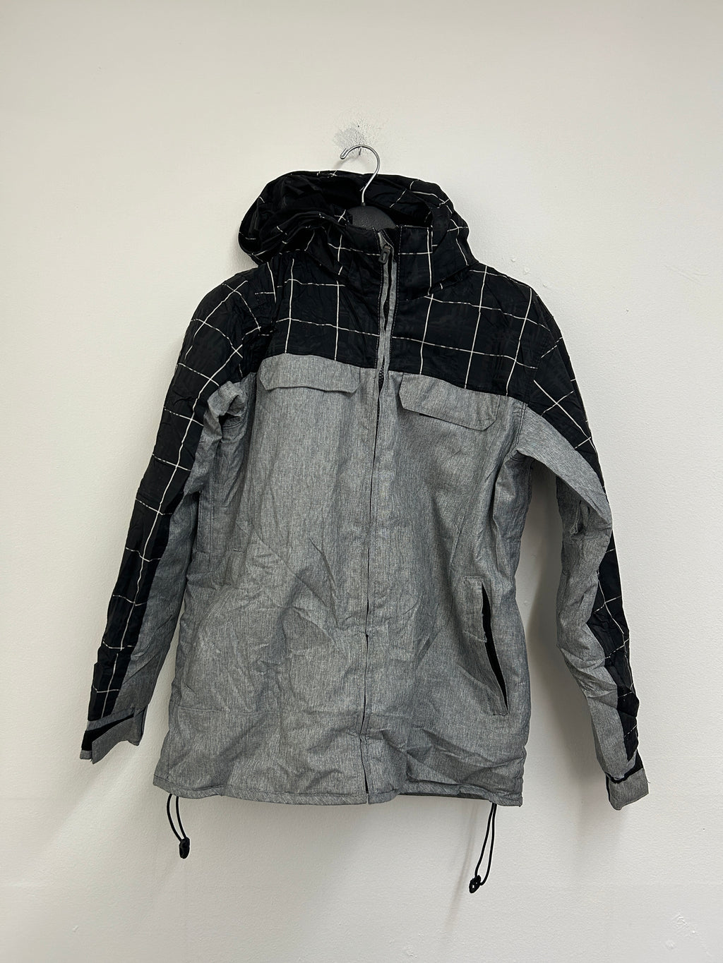 Manteau de ski gris et noir — POWDERROOM
