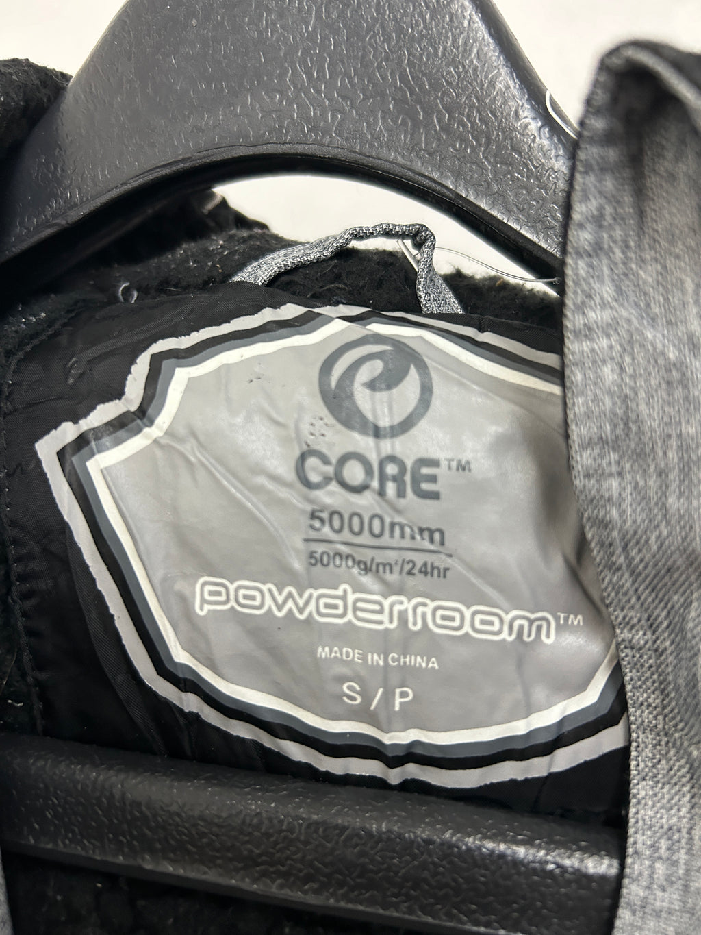 Manteau de ski gris et noir — POWDERROOM