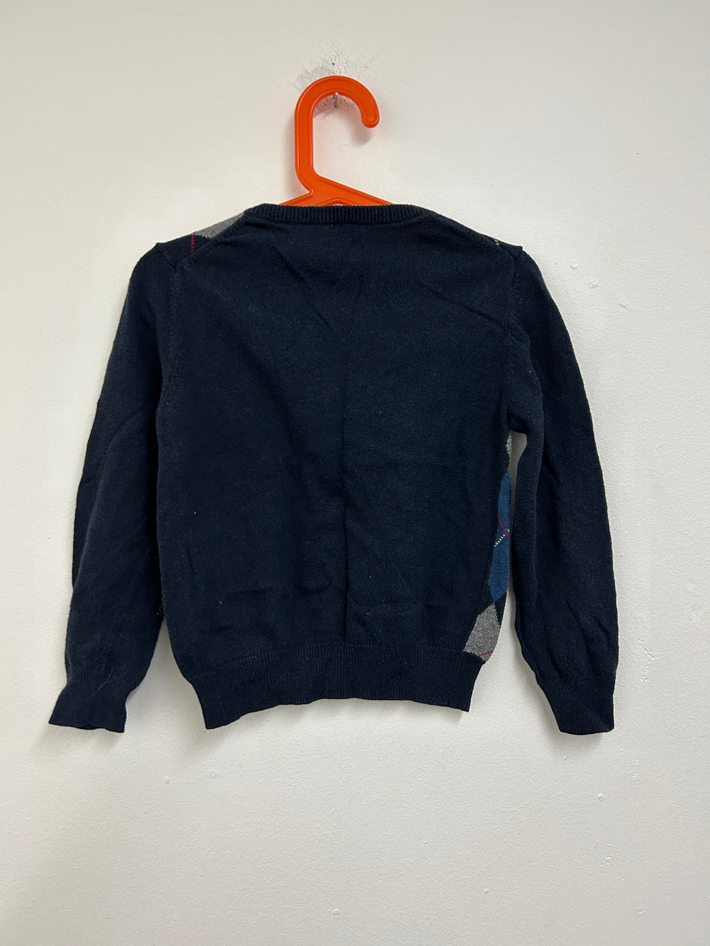 Chandail à losanges bleu et gris — GAP