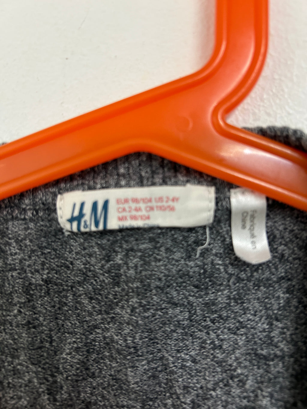 Cardigan gris et noir à boutons — H&M