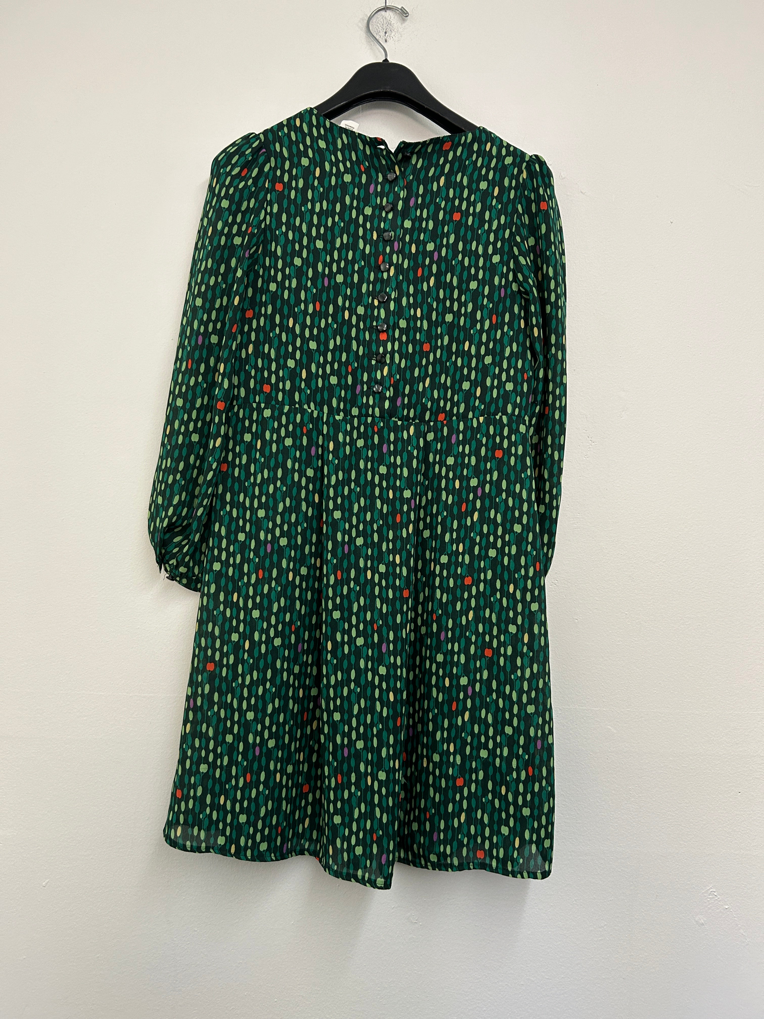 Robe à pois verts et colorés — H&M