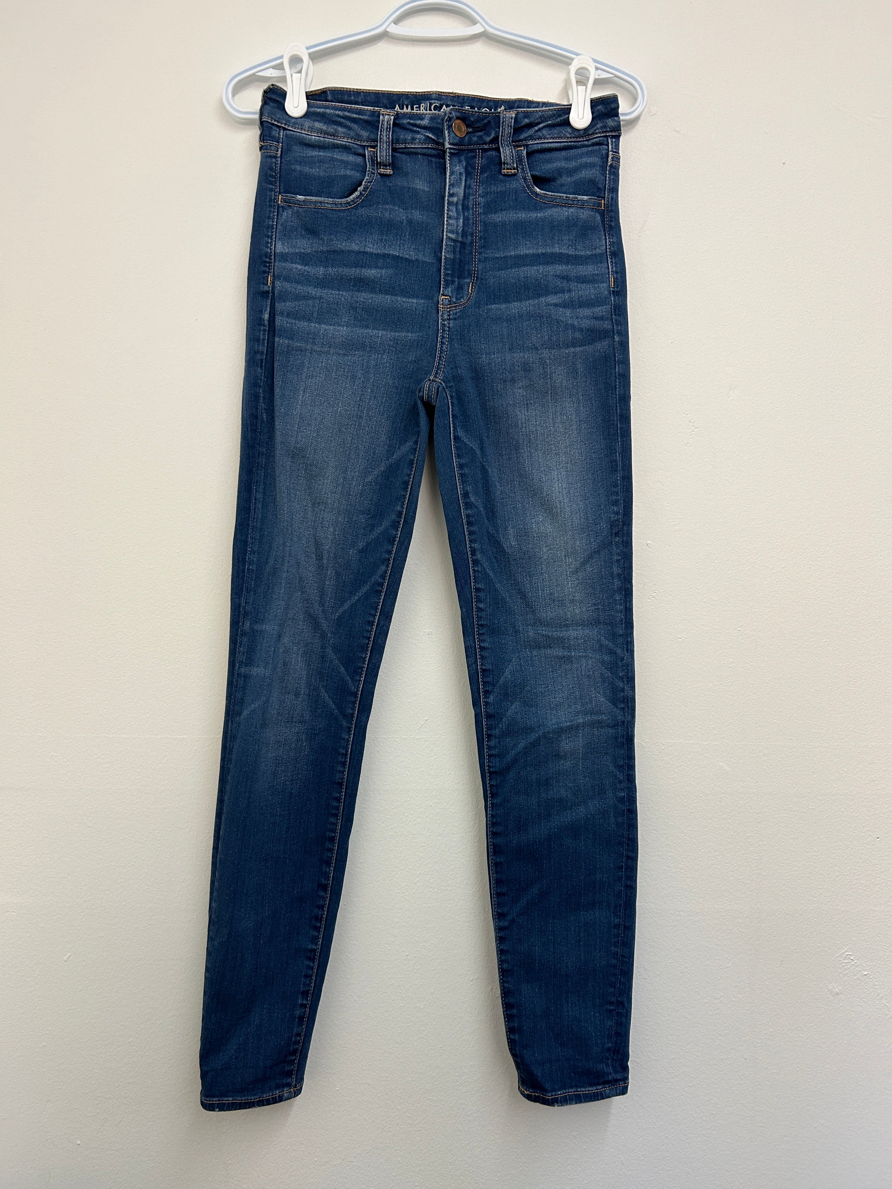 Jean bleu super stretch — American Eagle