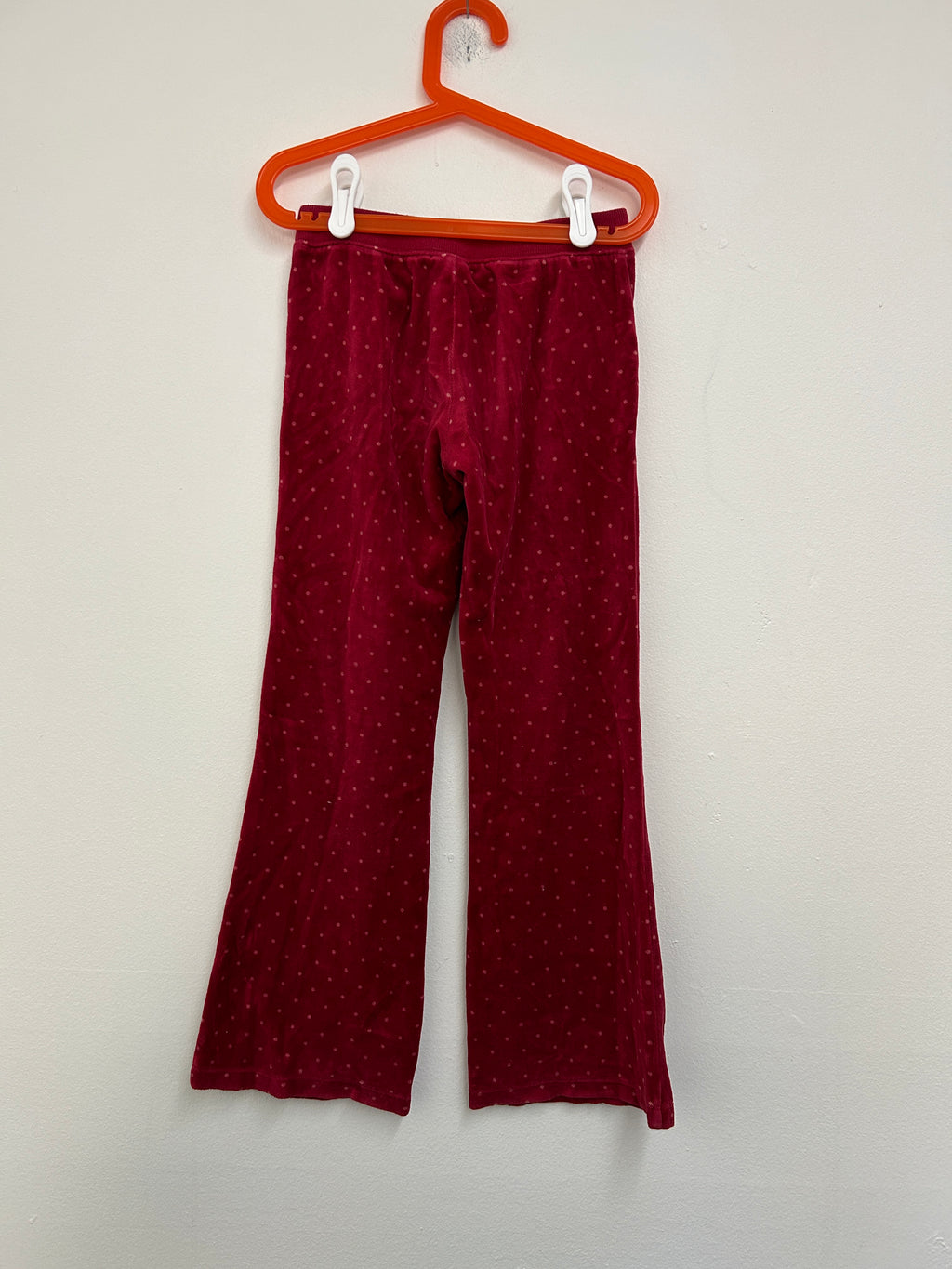 Pantalon velours rouge à pois — Gymboree