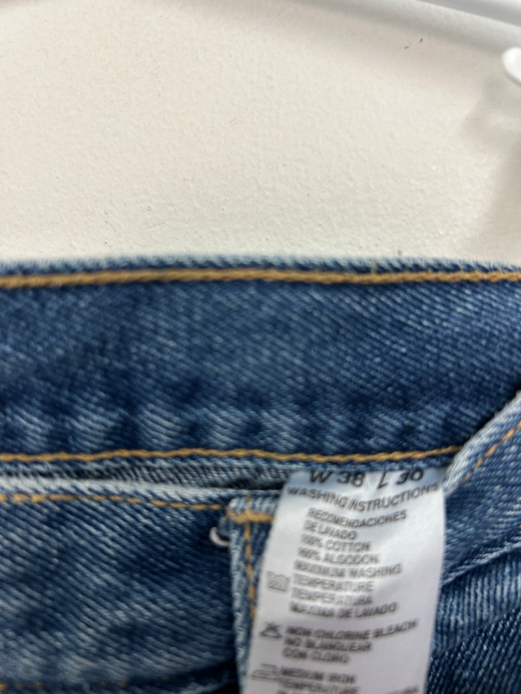 Jeans bleu coupe droite — Ryback