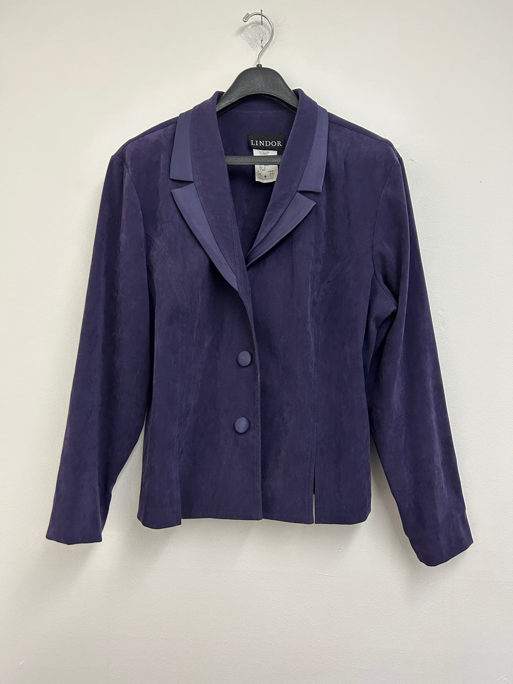 Veston en suédine violet — LANDOR