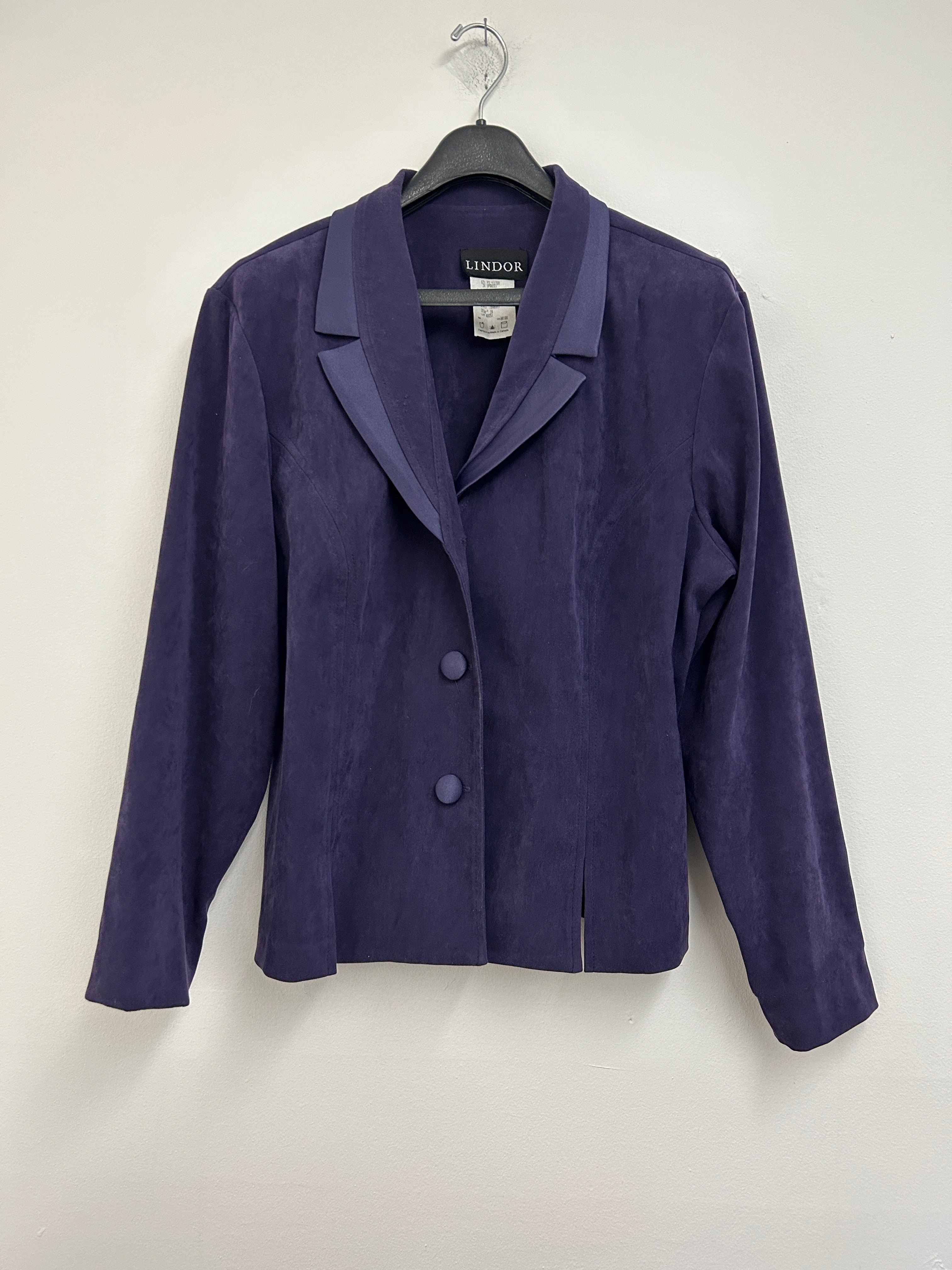 Veston en suédine violet — LANDOR