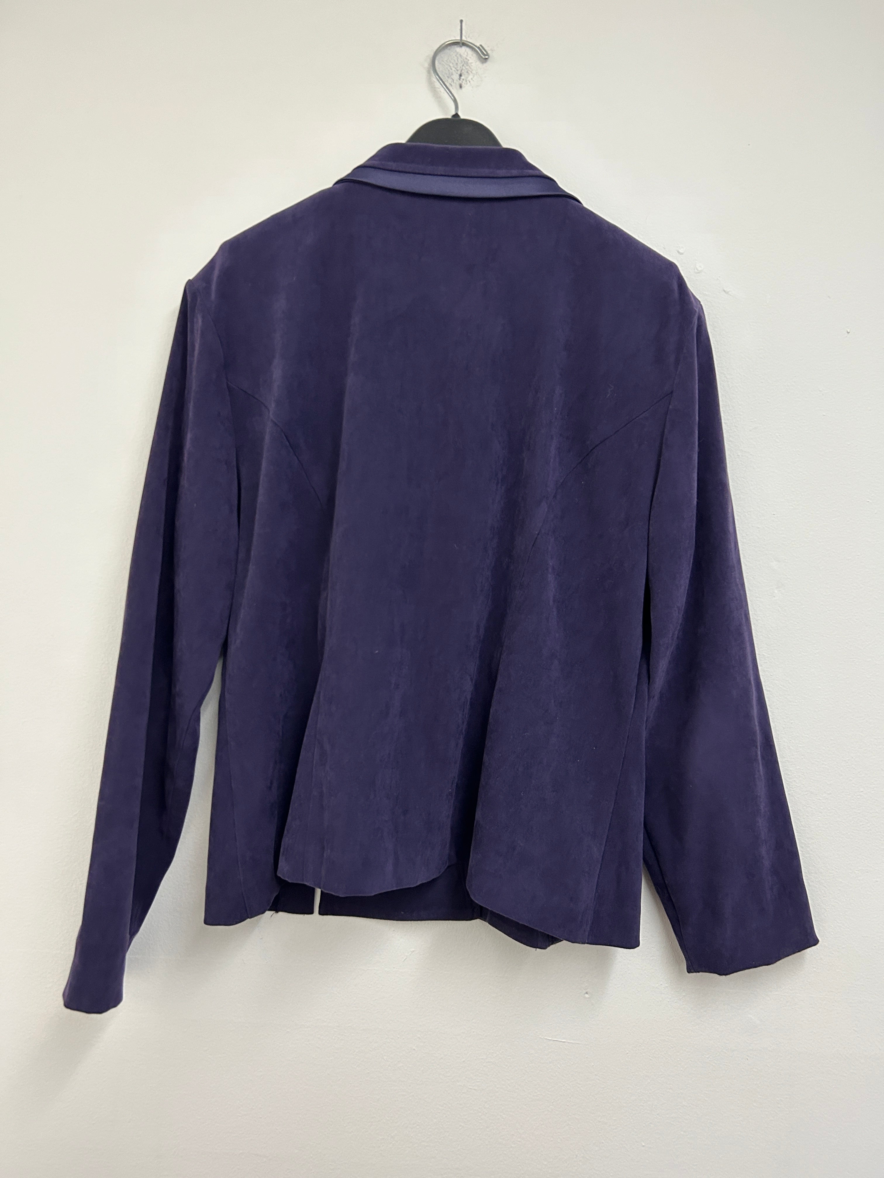 Veston en suédine violet — LANDOR