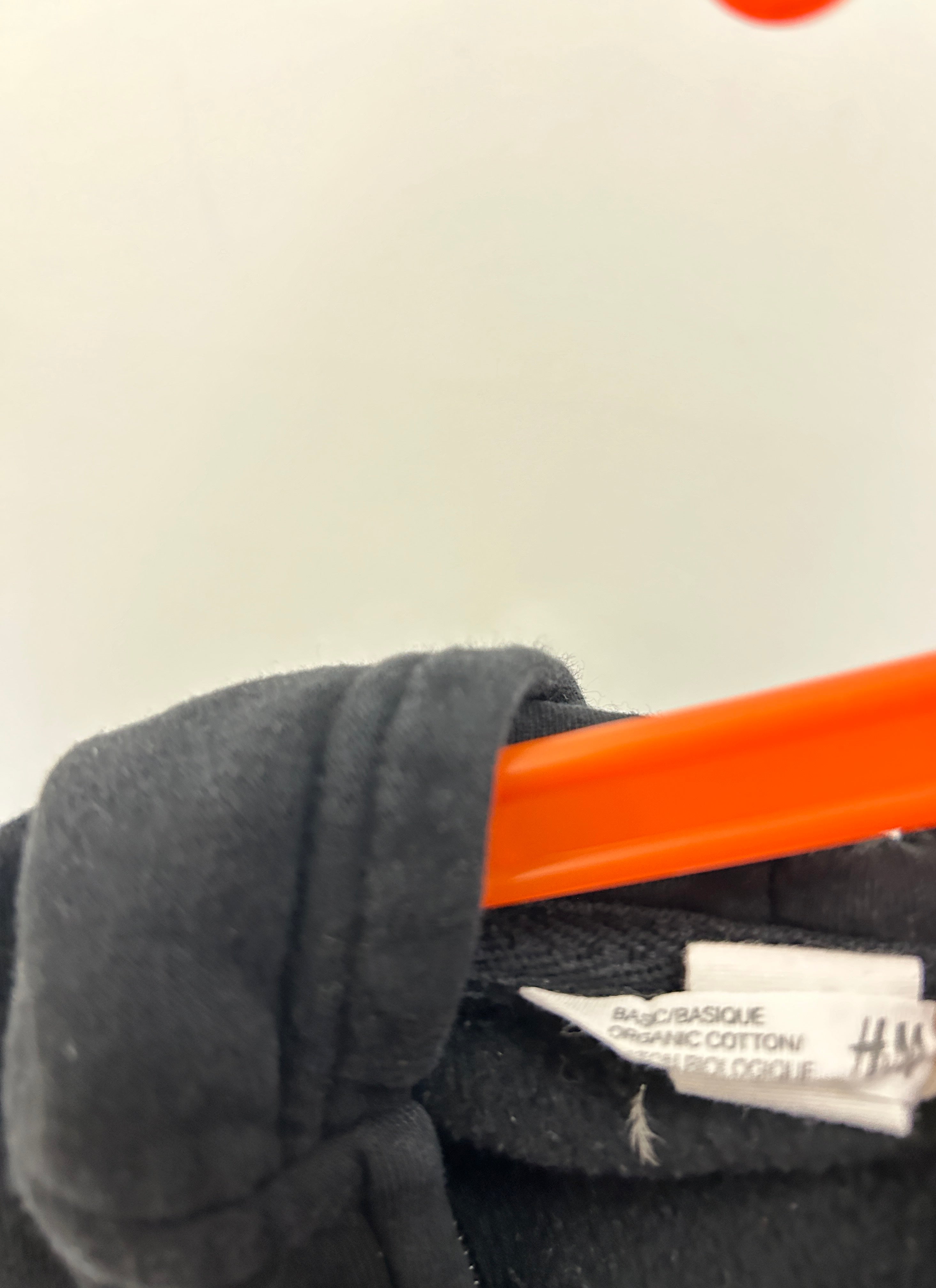 Veste à capuche noir à fermeture éclair — H&M