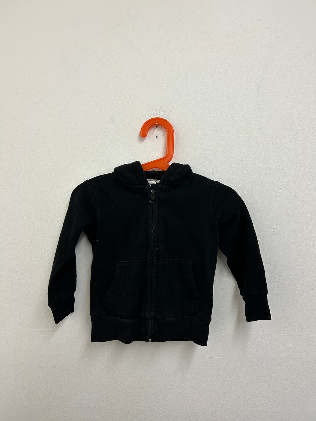 Veste à capuche noir à fermeture éclair — H&M