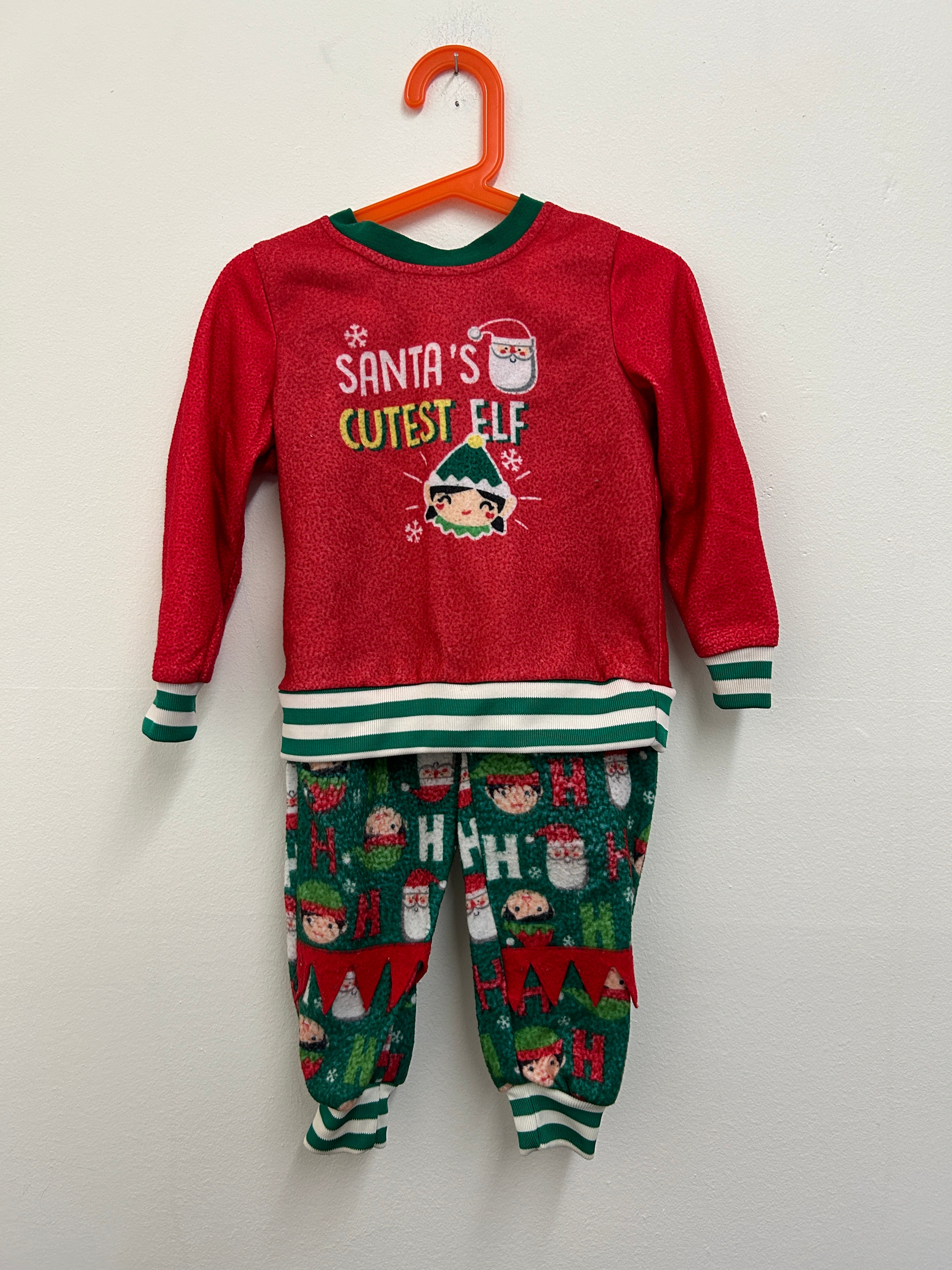 Pyjama de Noël “Santa’s Cutest Elf” 2 morceaux