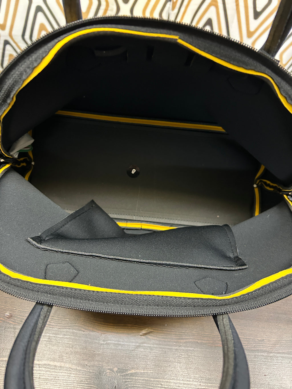 Sac à main néoprène jaune et noir — SAVE MY BAG