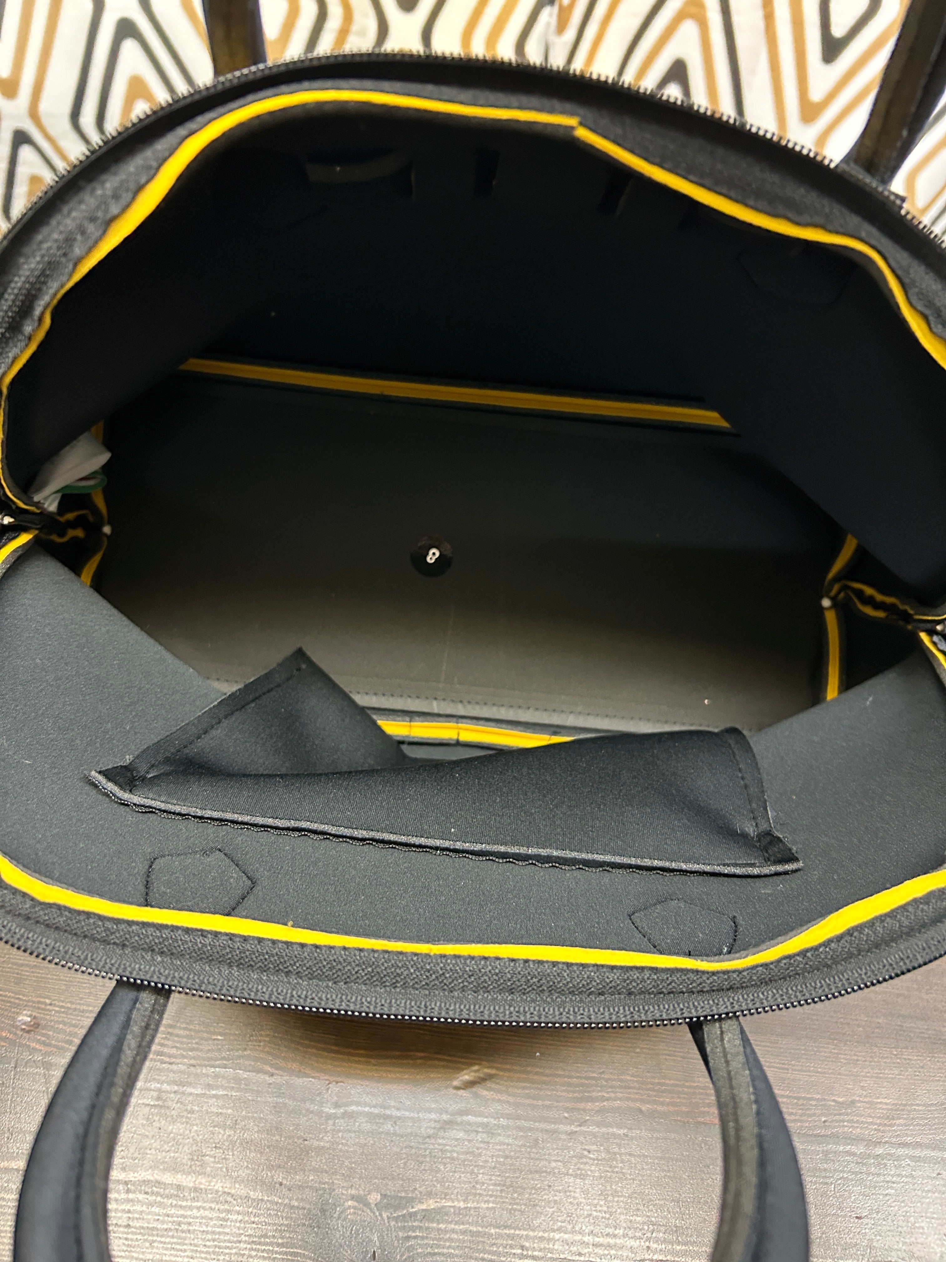 Sac à main néoprène jaune et noir — SAVE MY BAG