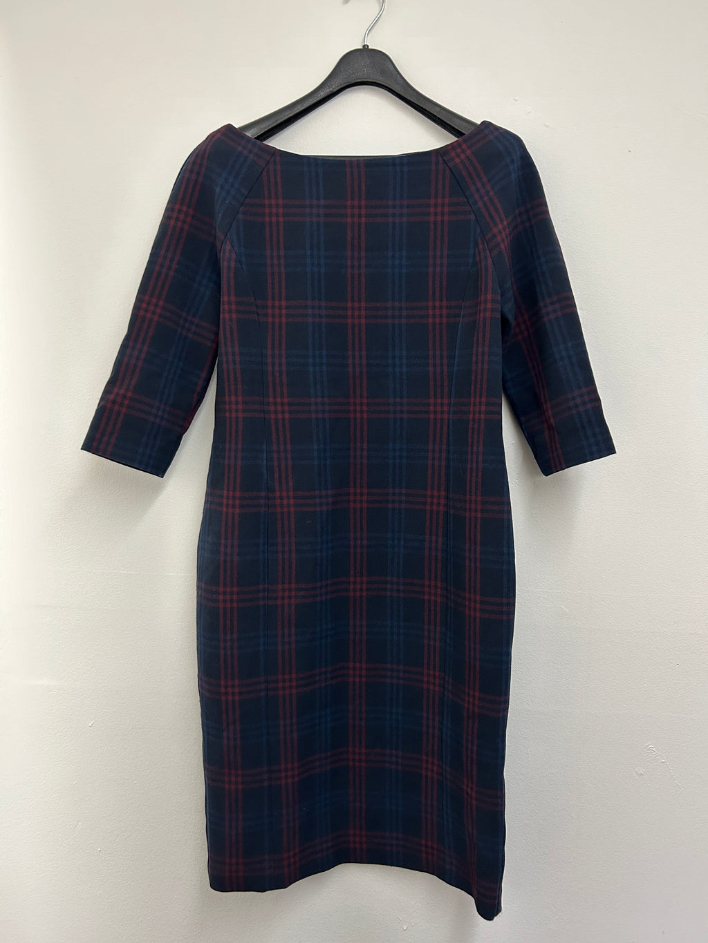 Robe à carreaux marine et bordeaux — Philosophy