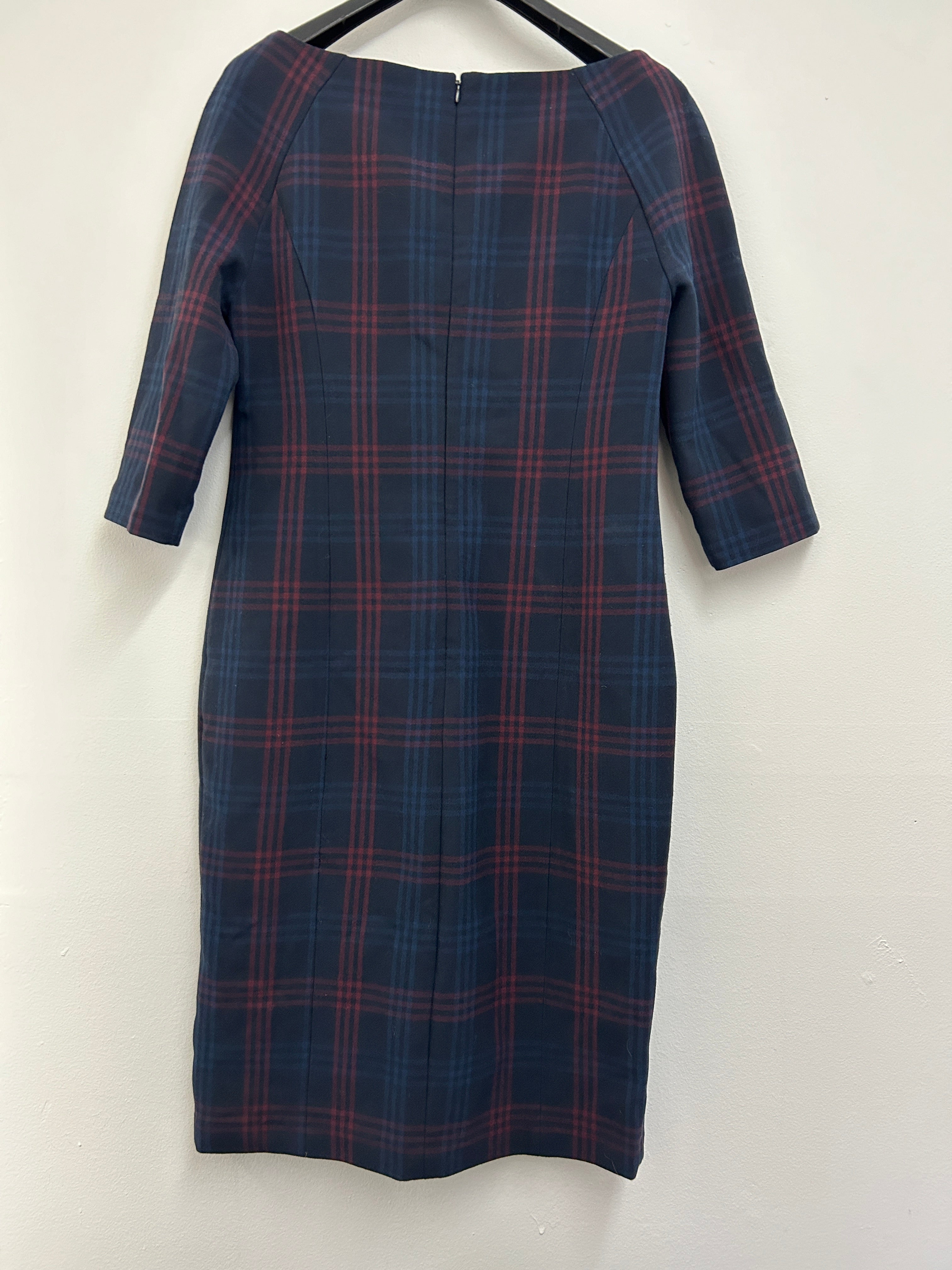 Robe à carreaux marine et bordeaux — Philosophy