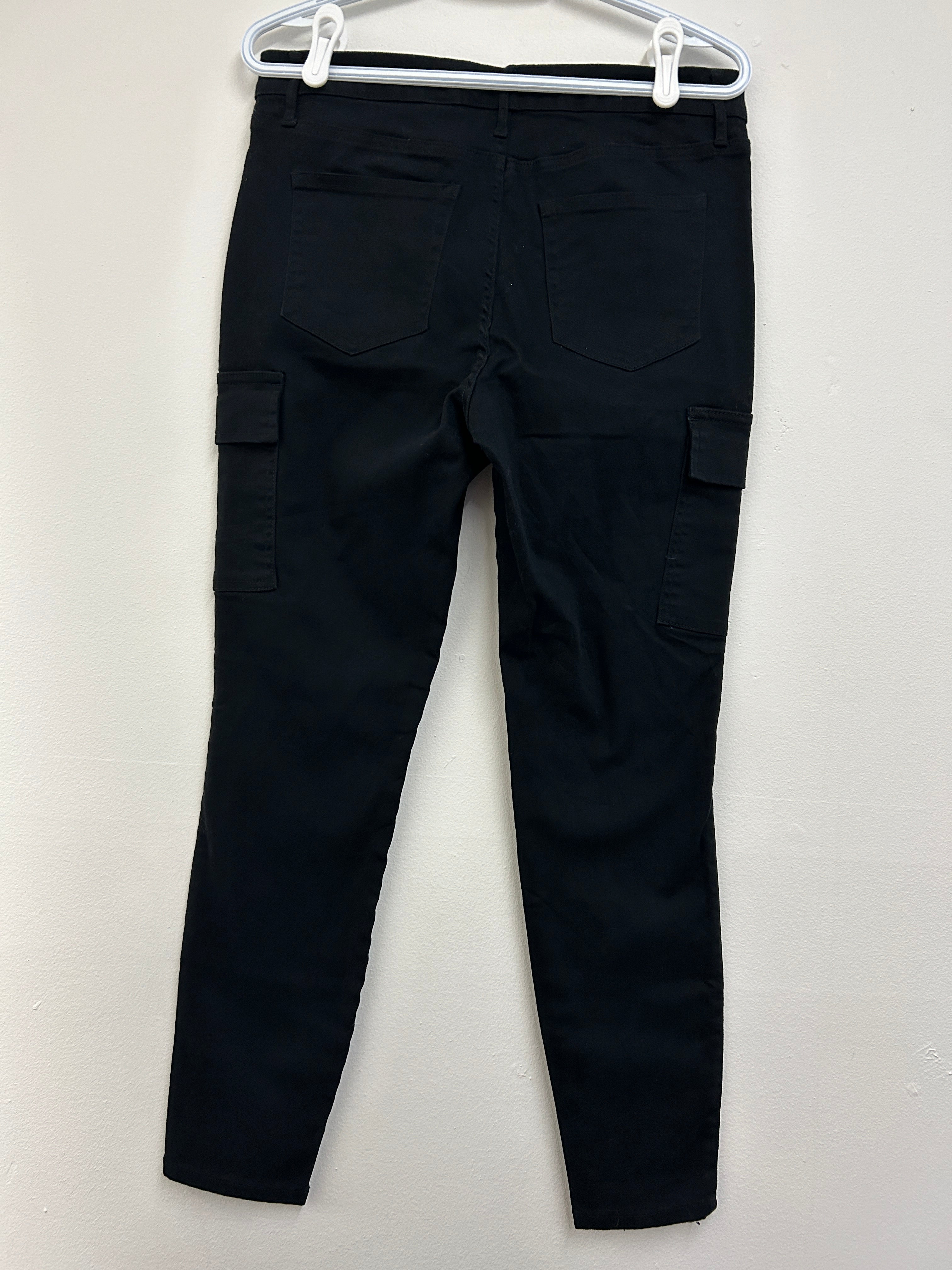 Pantalon cargo noir ajusté — Joe Fresh