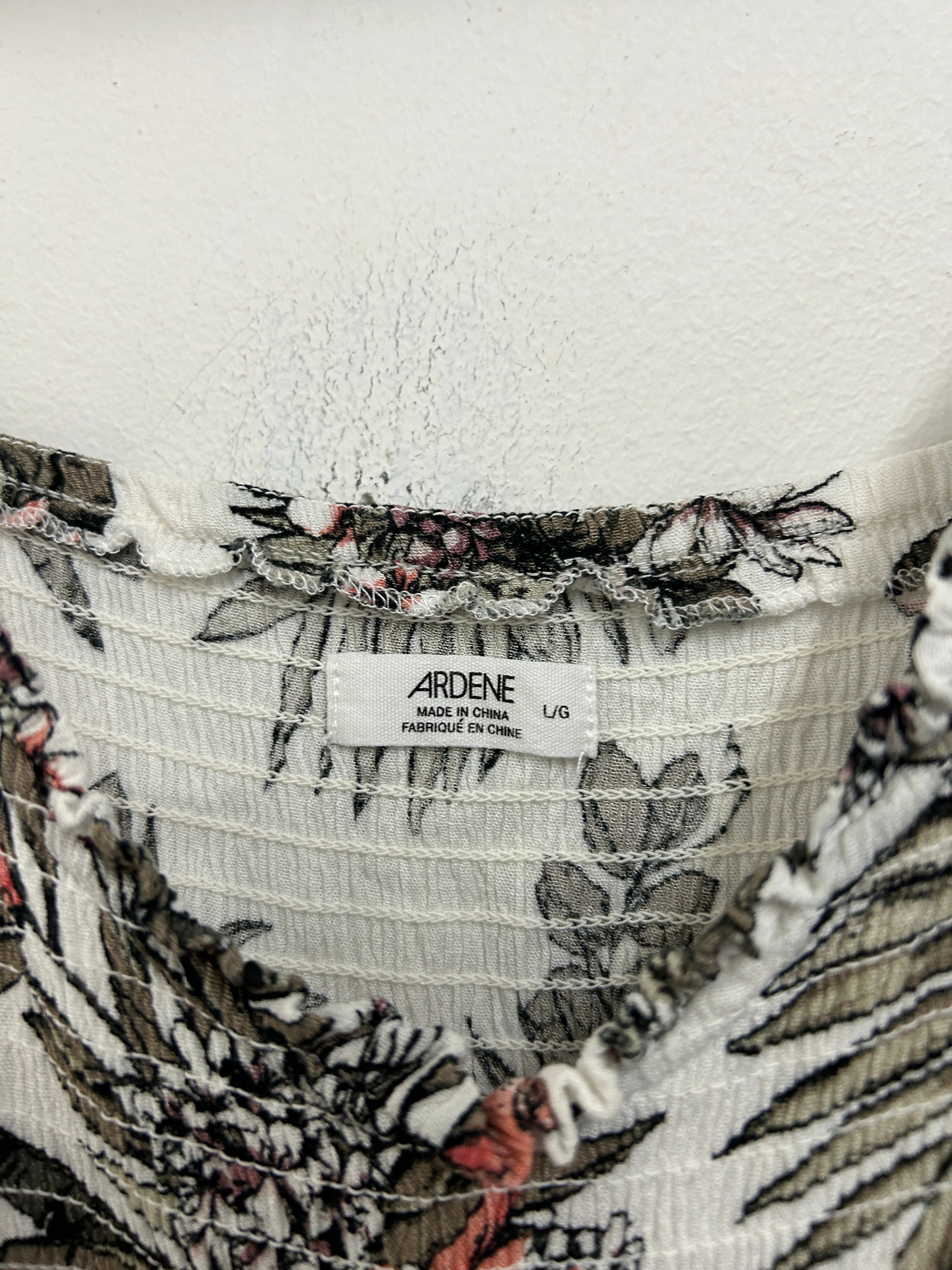 Robe à bretelles à fleurs