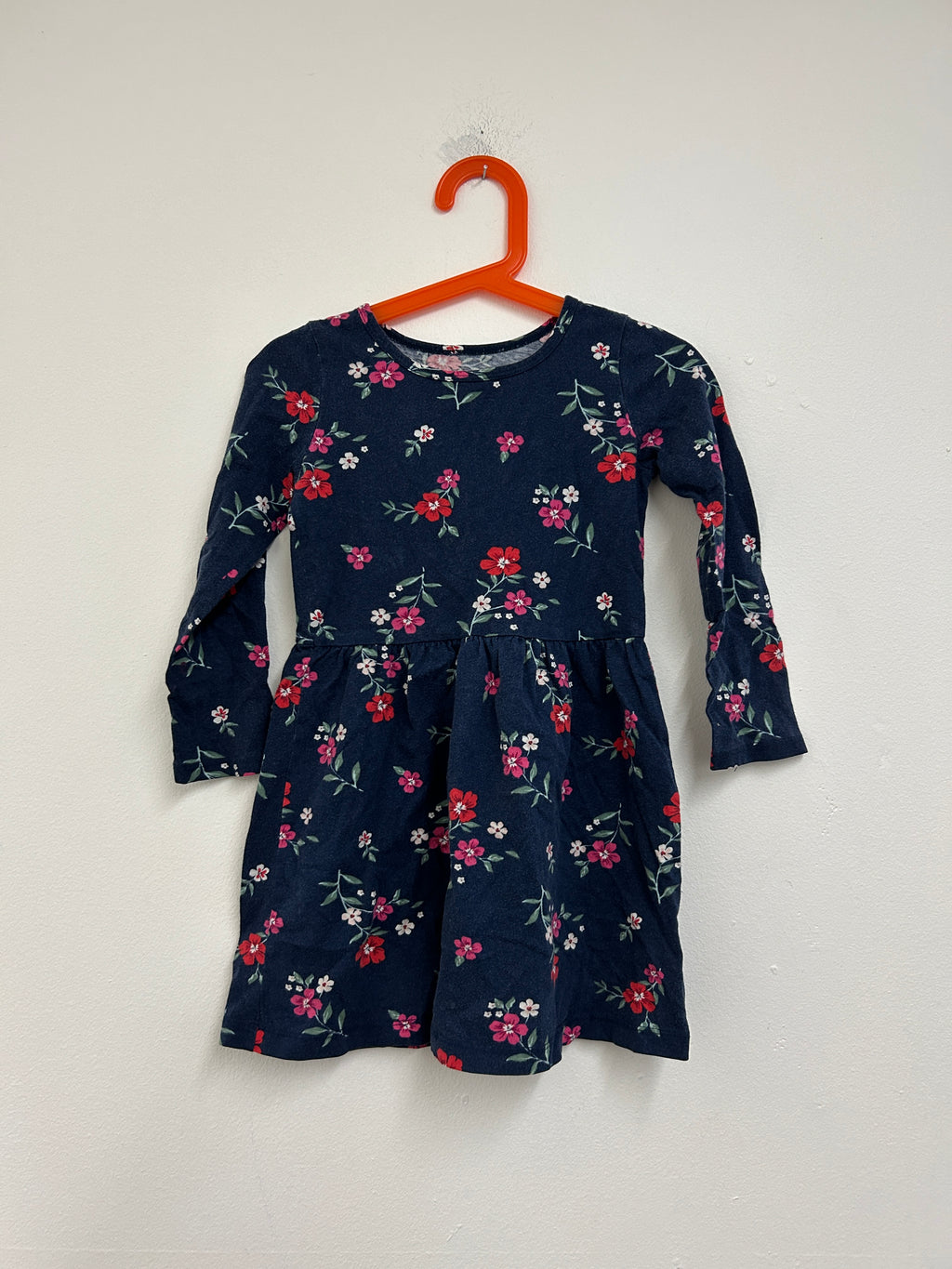 Robe fleurie à manches longues — carter’s