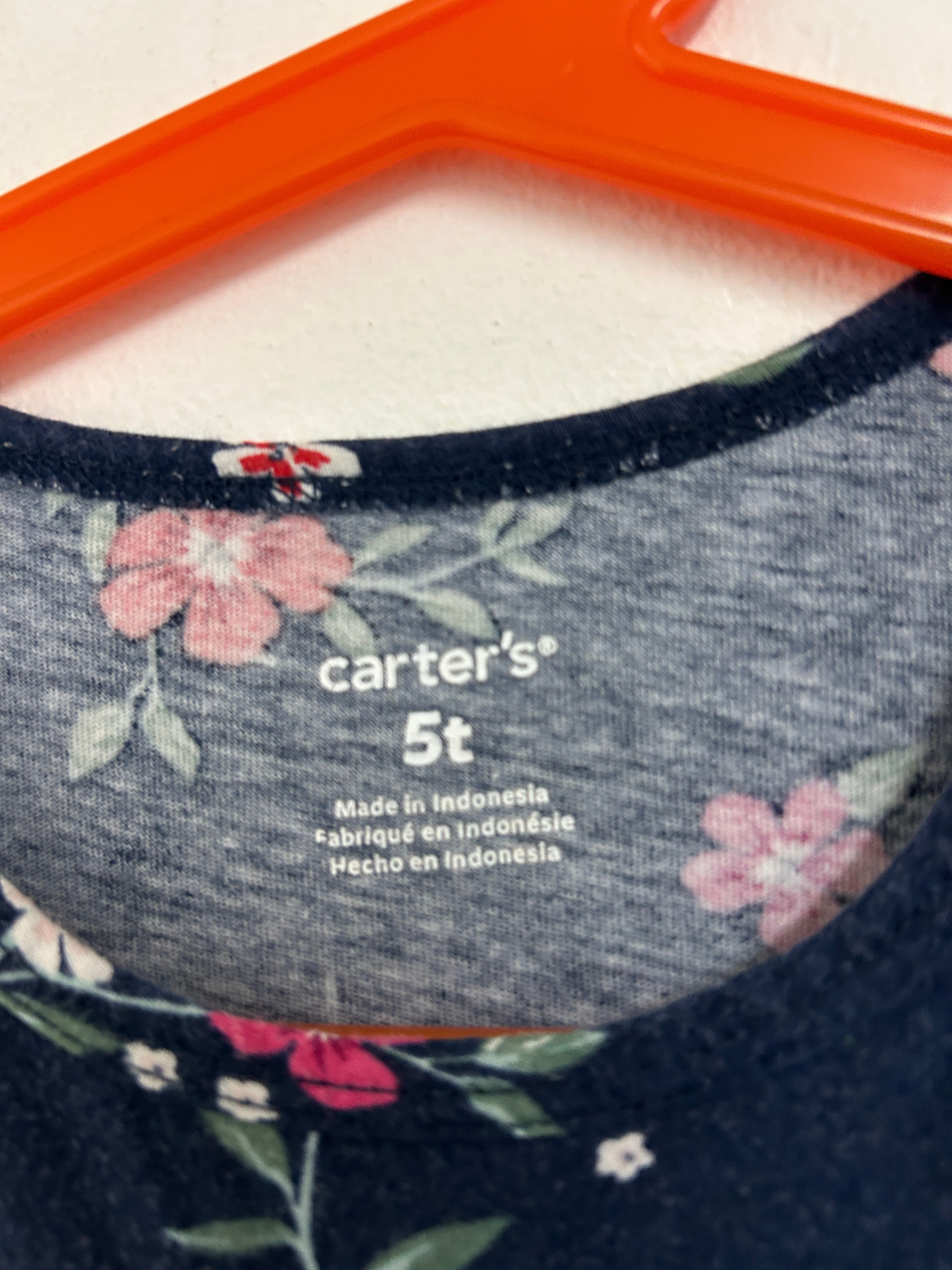 Robe fleurie à manches longues — carter’s