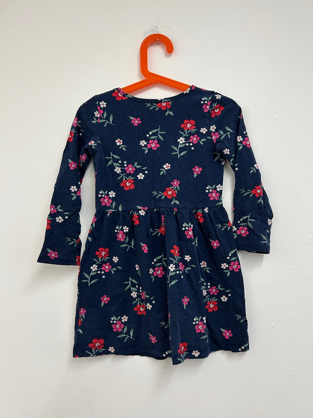 Robe fleurie à manches longues — carter’s