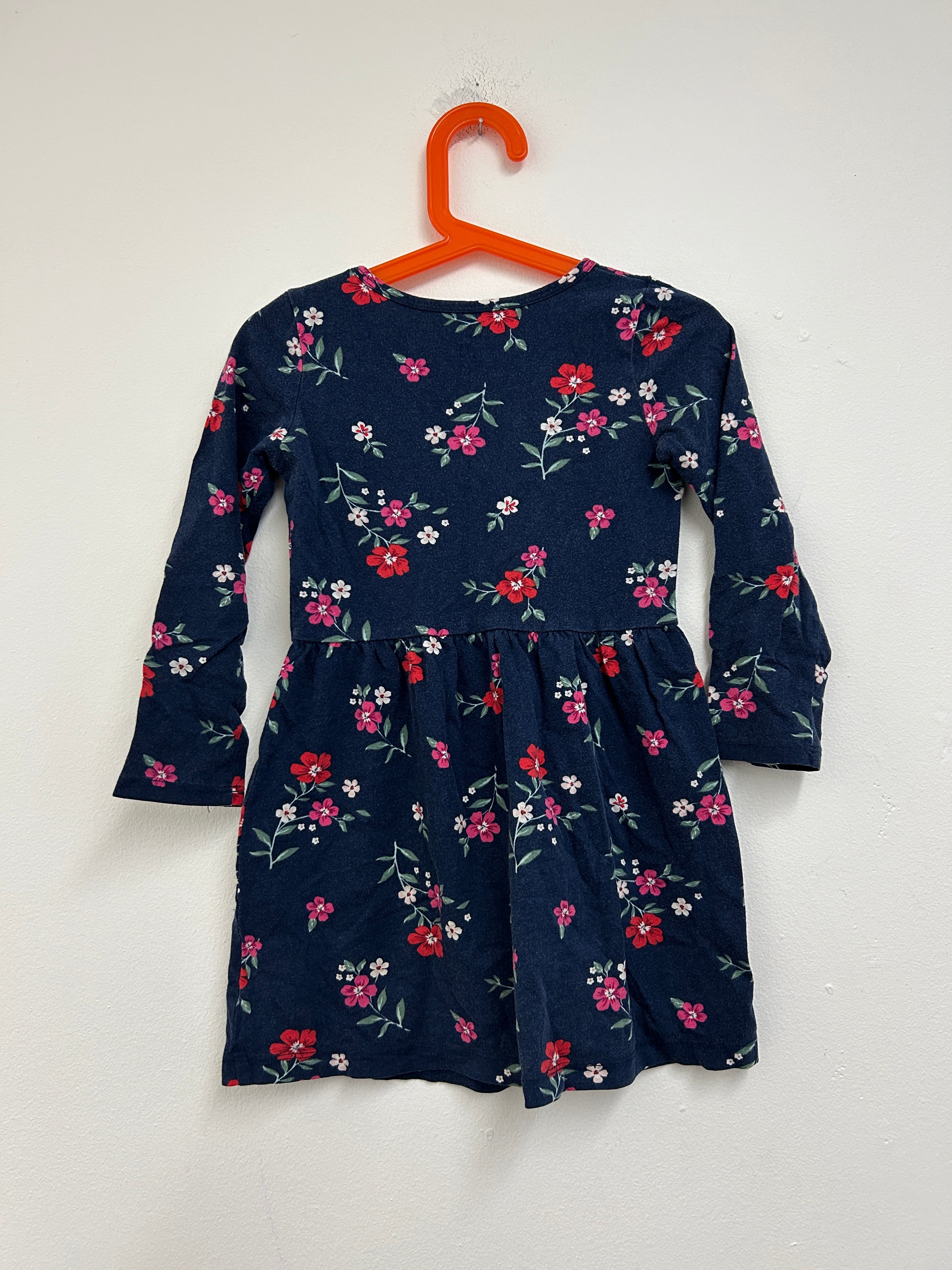 Robe fleurie à manches longues — carter’s