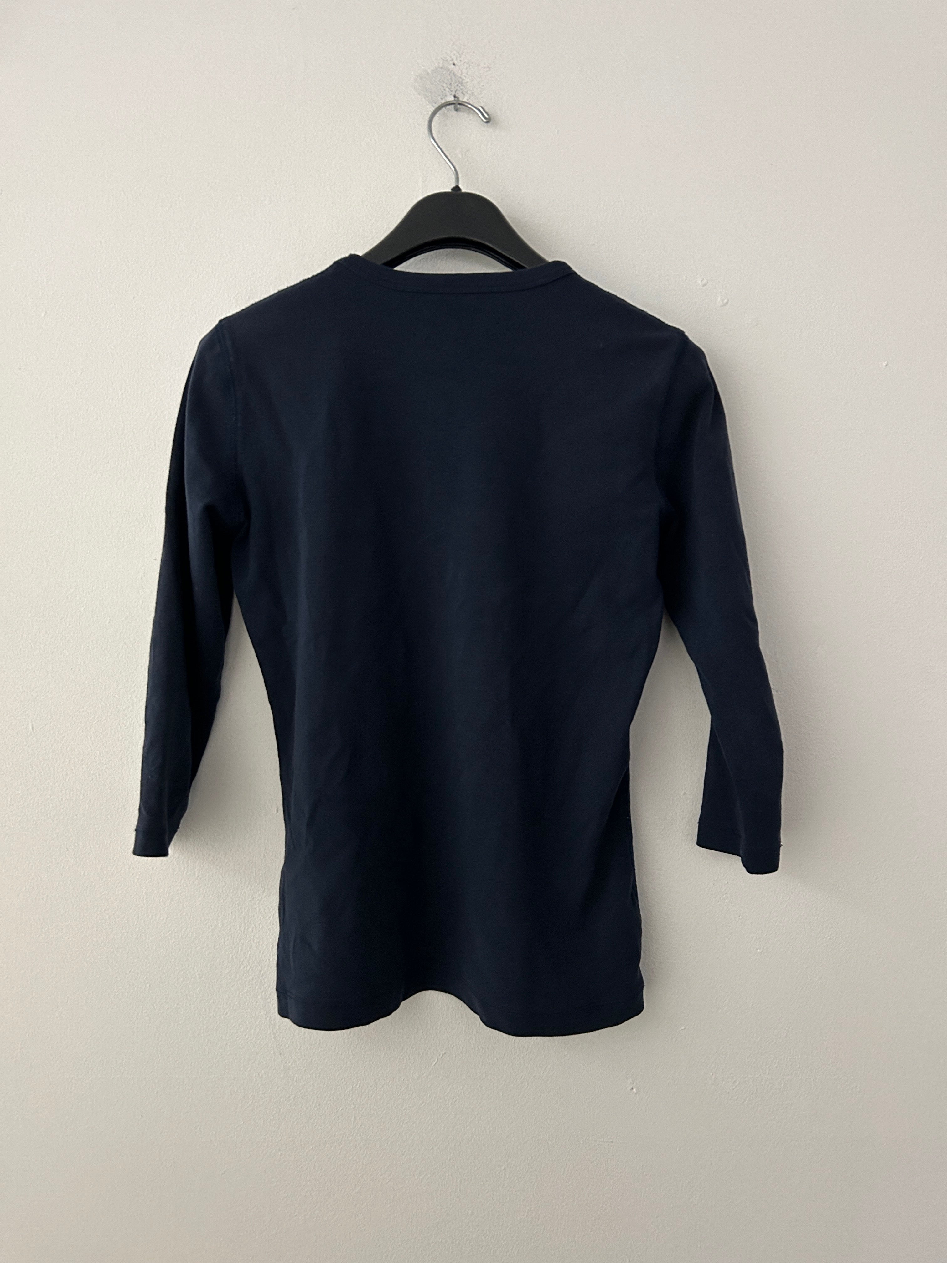 Chandail bleu marine à manches trois-quarts — 24/7